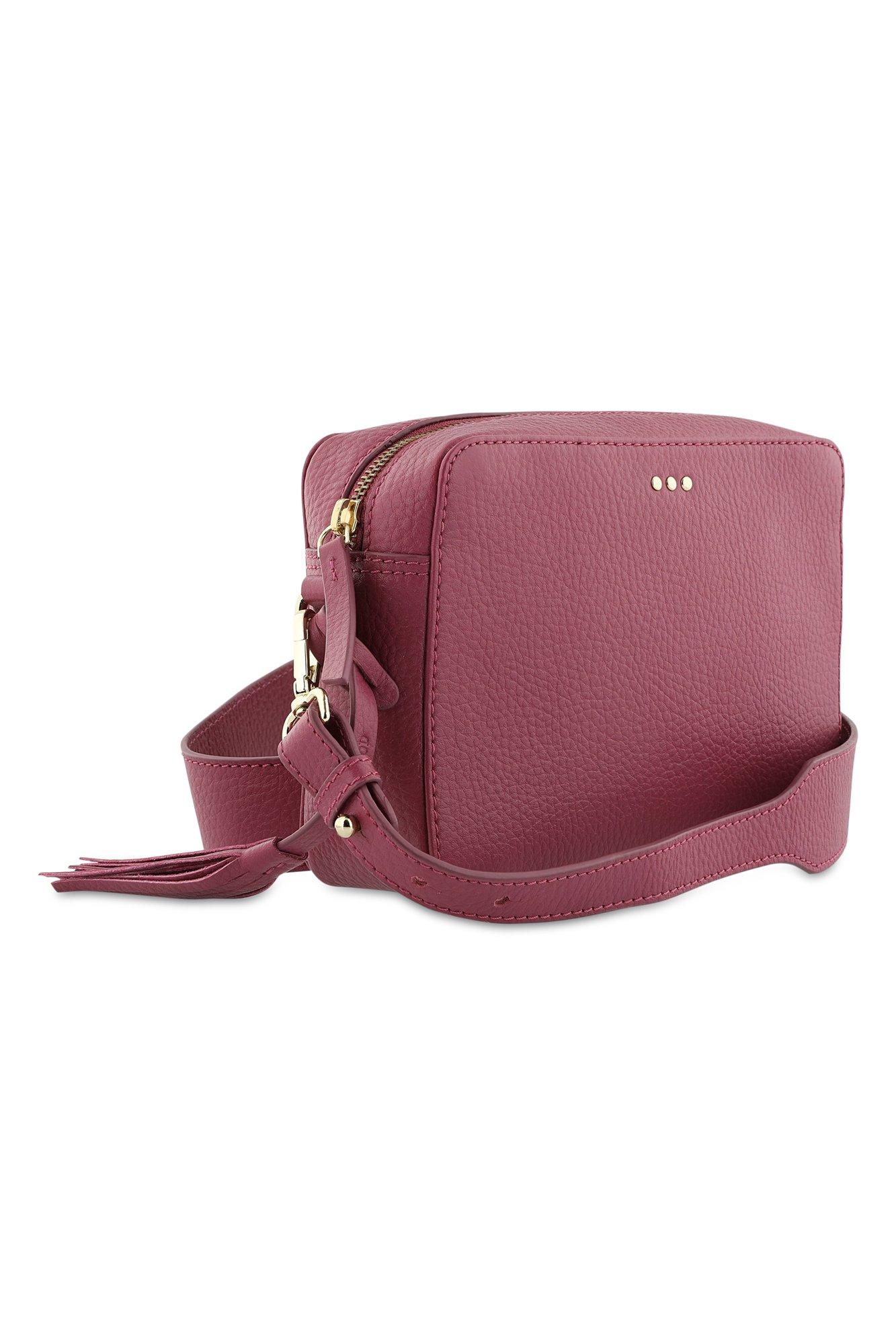 Accessoires pour bébés - Sac porté travers en vachette grainée