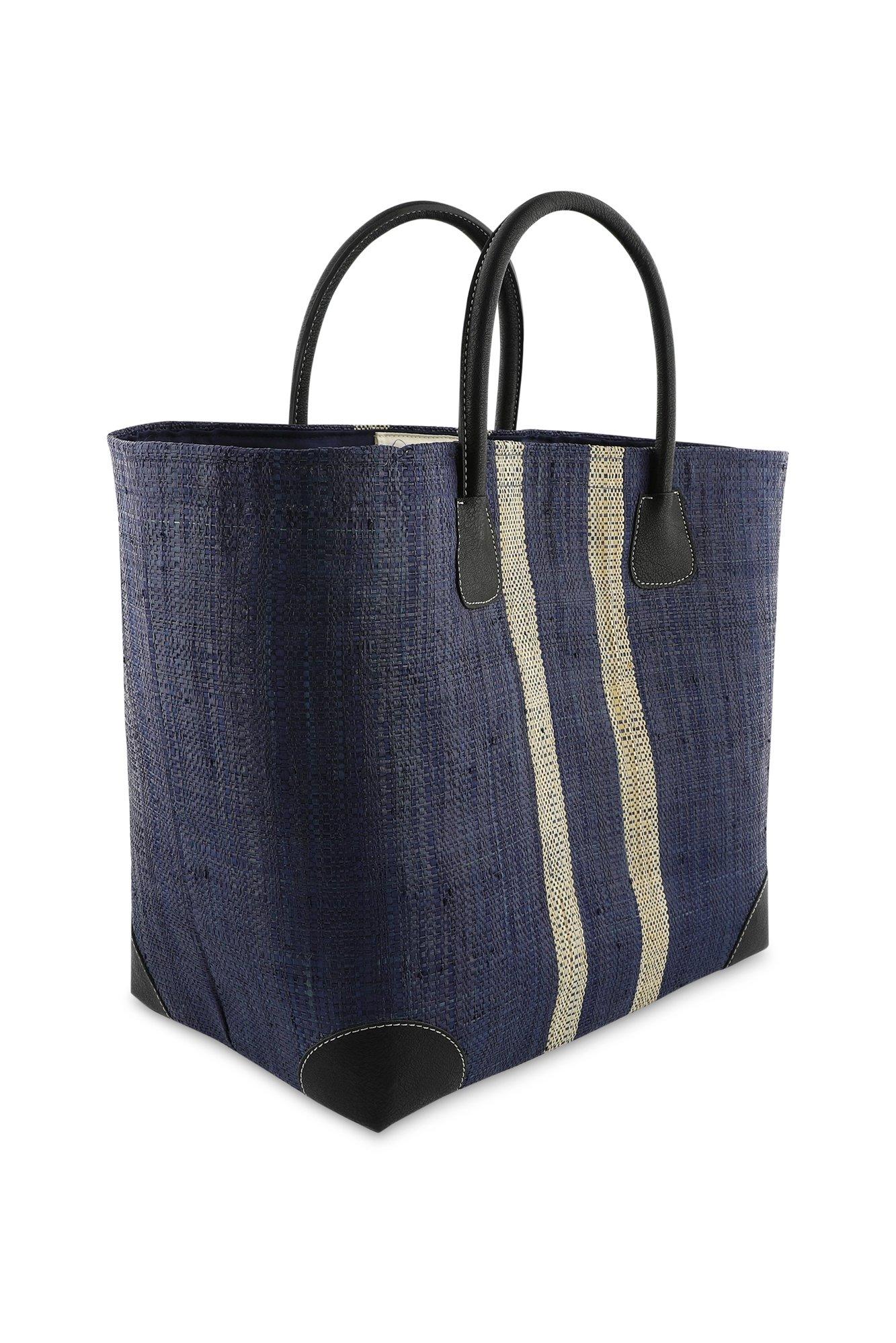 Babyspulletjes - Raffia mand met faux leer details