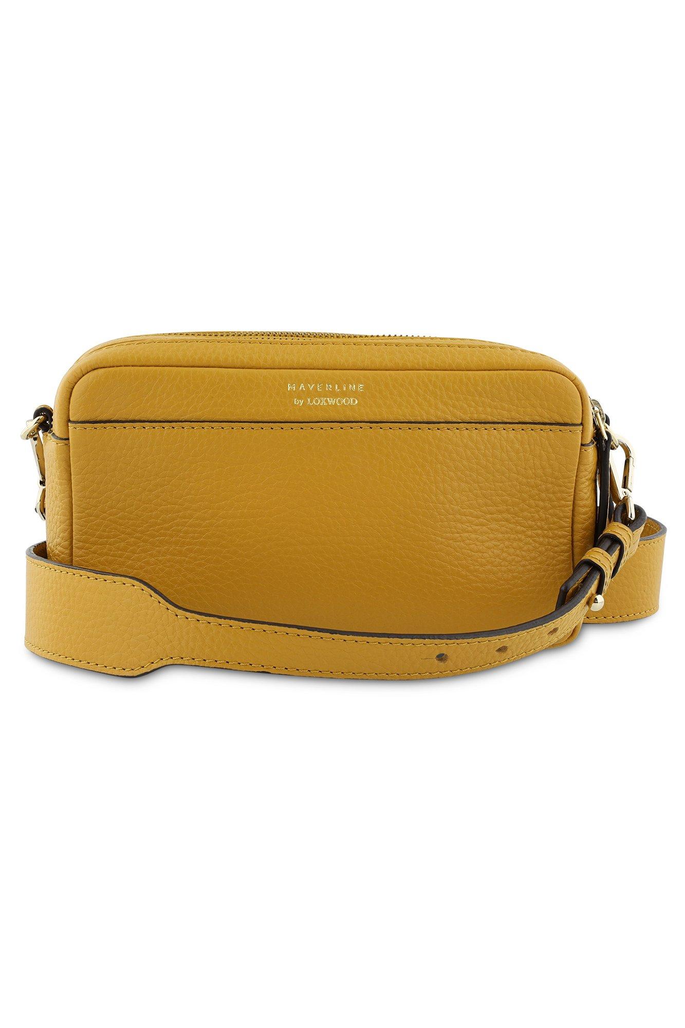 Accessoires pour bébés - Sac caméra en cuir vachette grainé