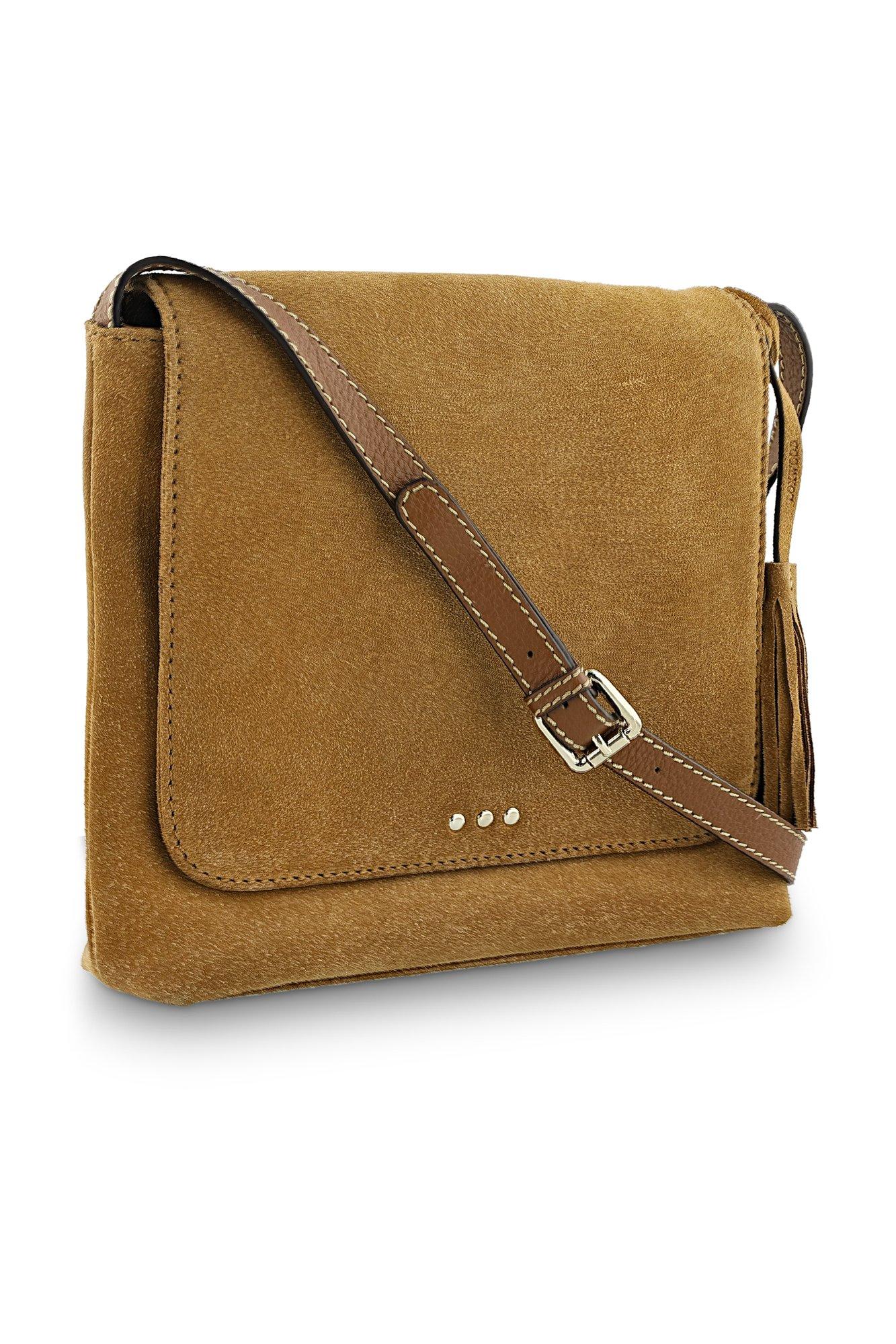 Babyspulletjes - Nubuck tas met klep