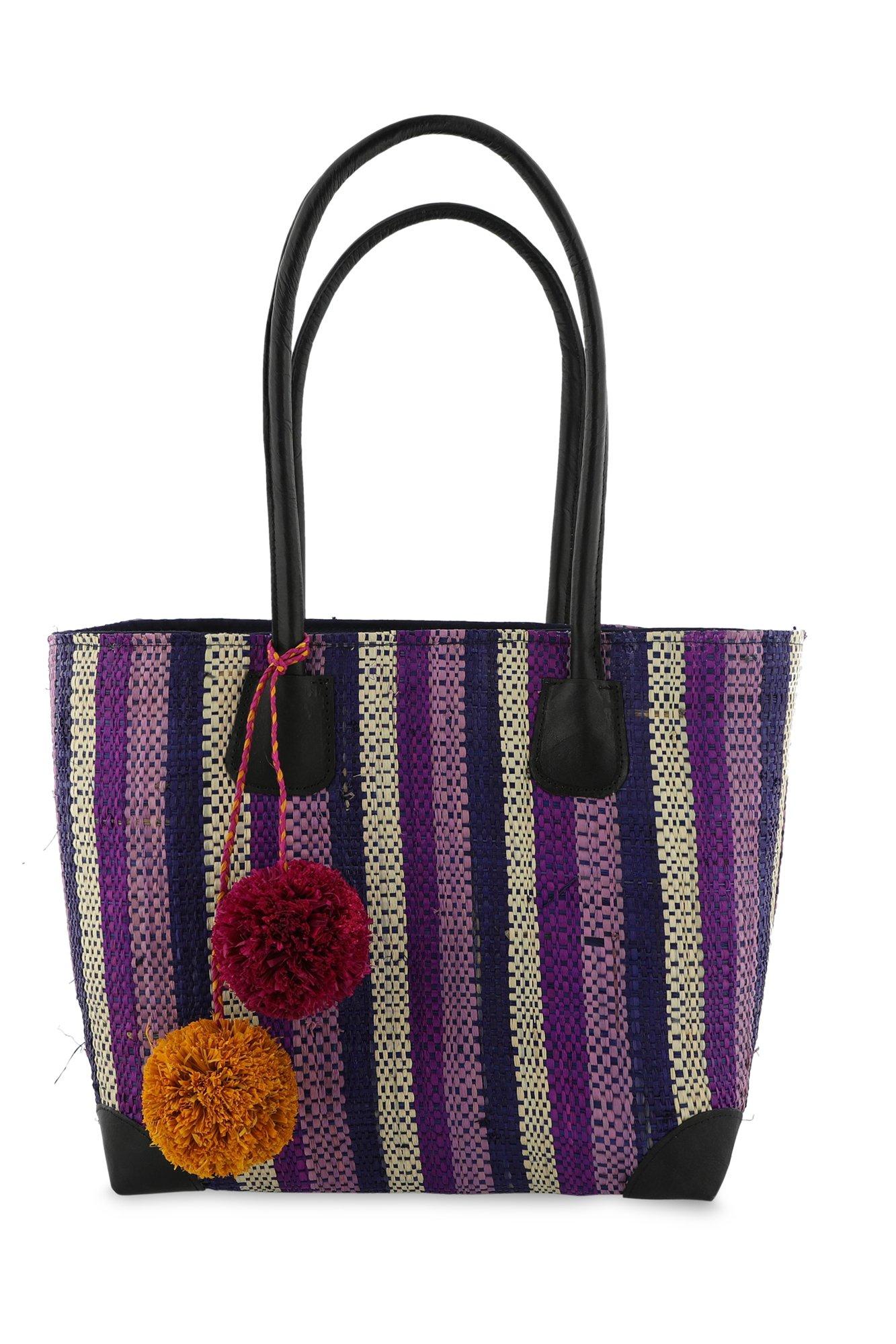 Raffia mand - null - may