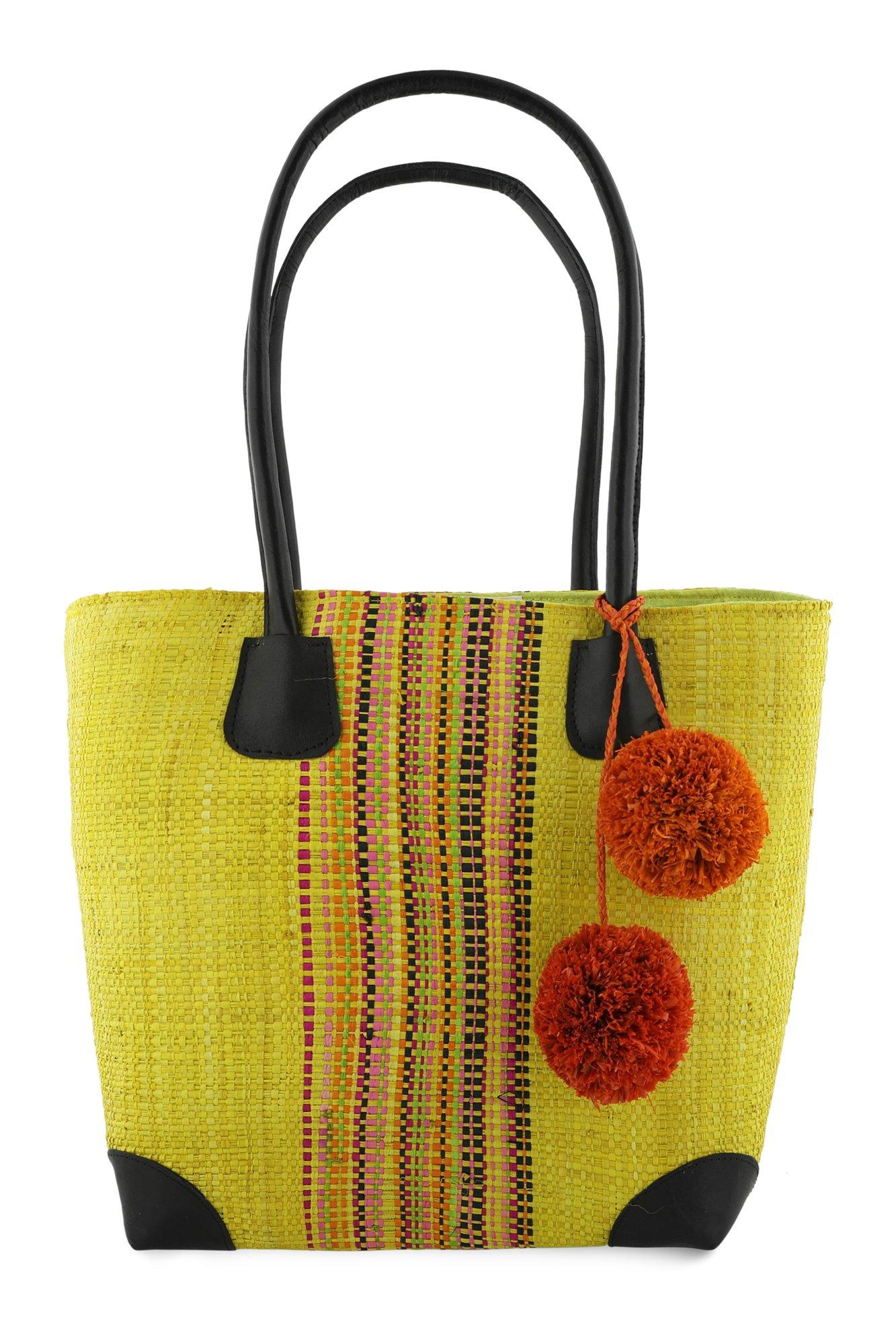 Raffia mand - null - may
