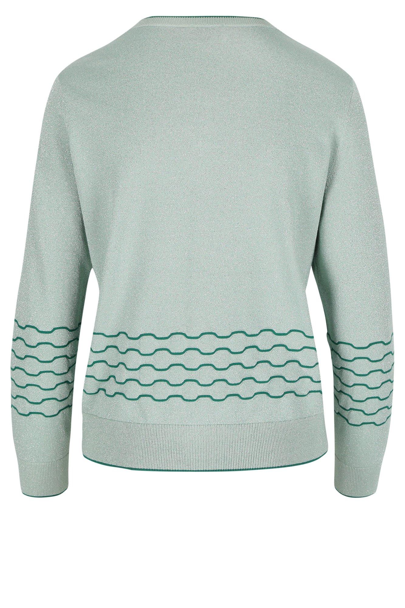 Cardigans - Cardigan avec motif de lignes sinueuses
