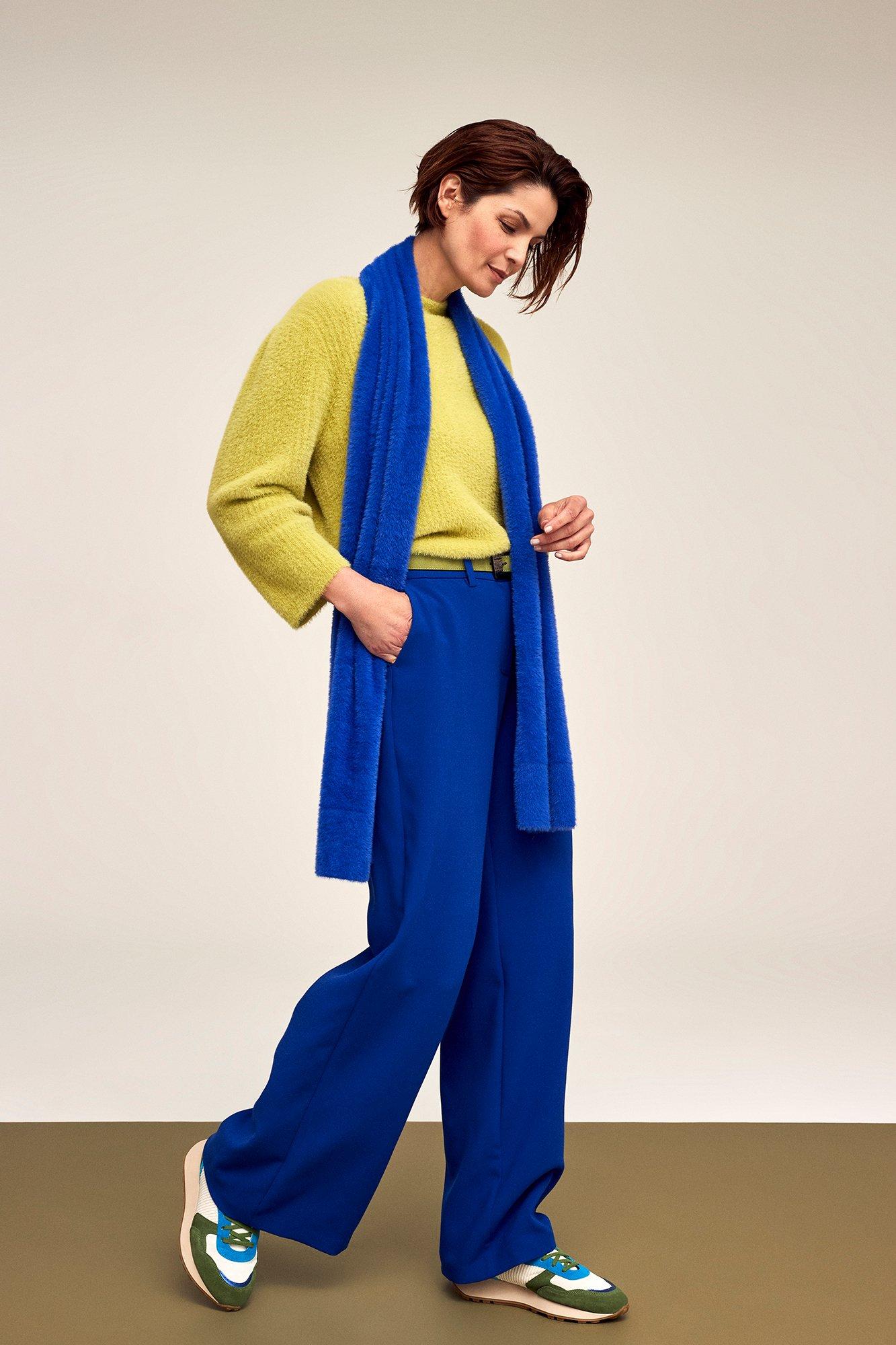 Pulls - Pull côtelé effet angora