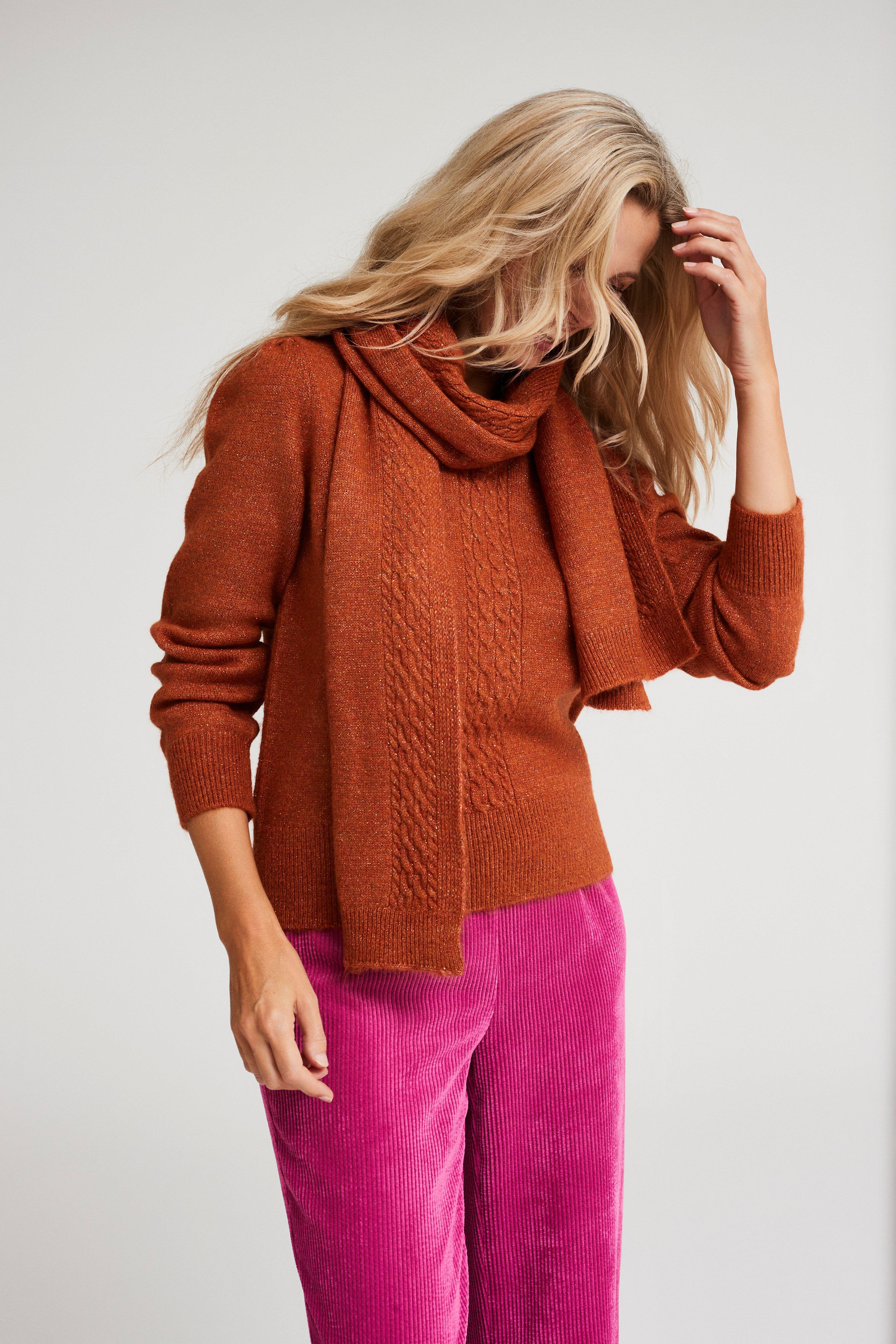 Pulls - Pull lurex bord torsadé