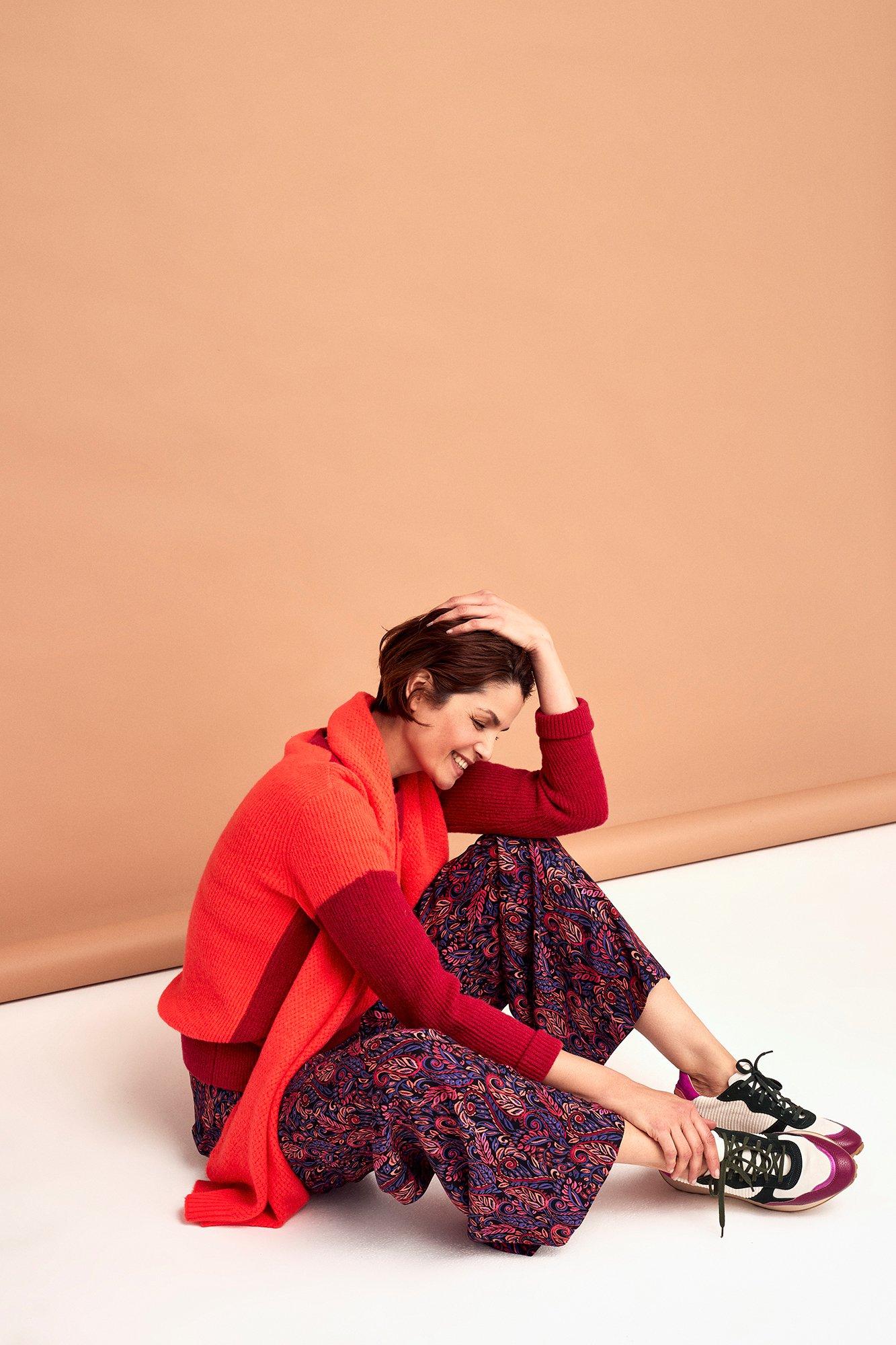 Pulls - Pull colourblocking grosse côte