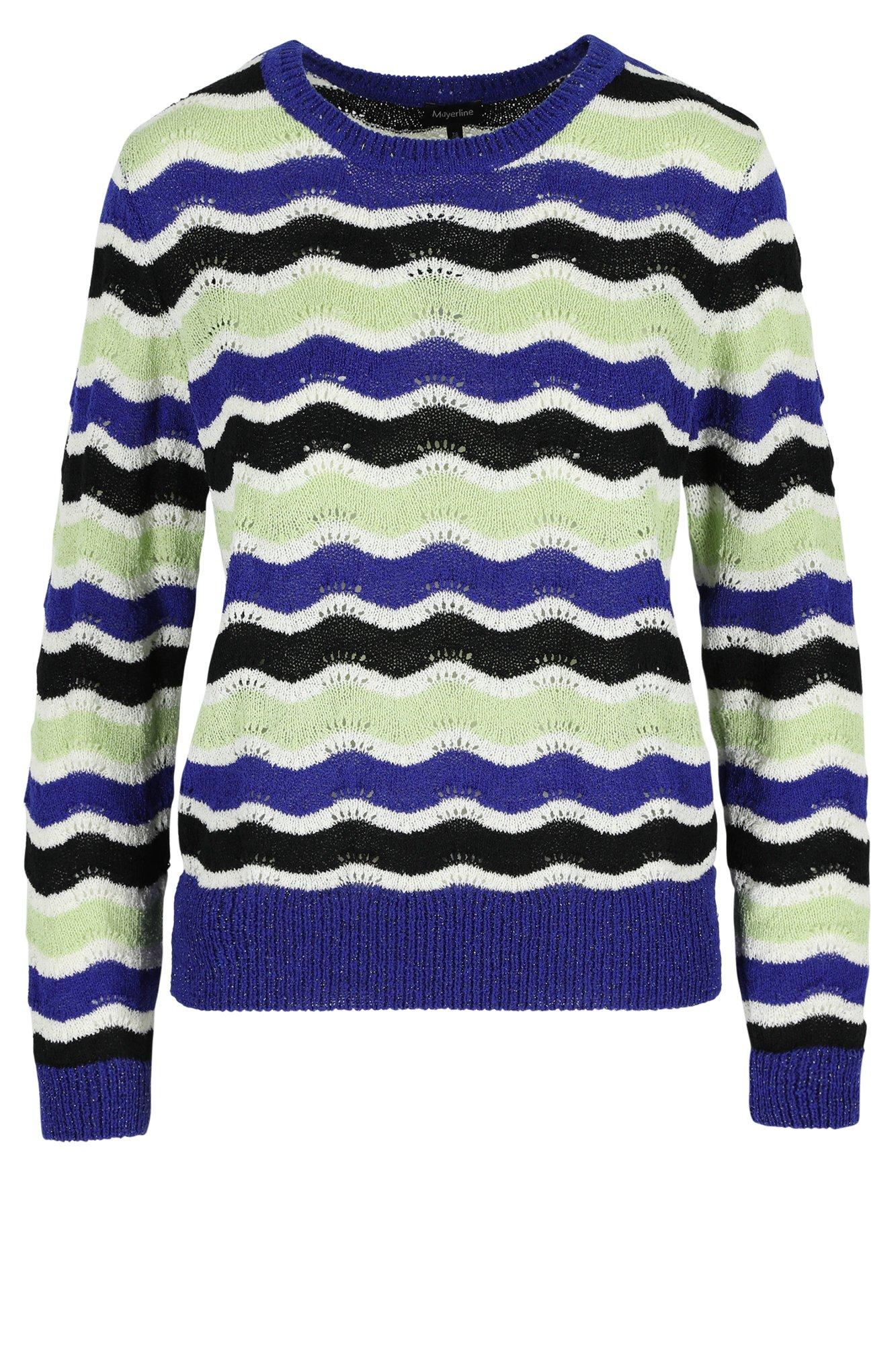 Pulls - Pull ajouré avec lurex motif zigzag
