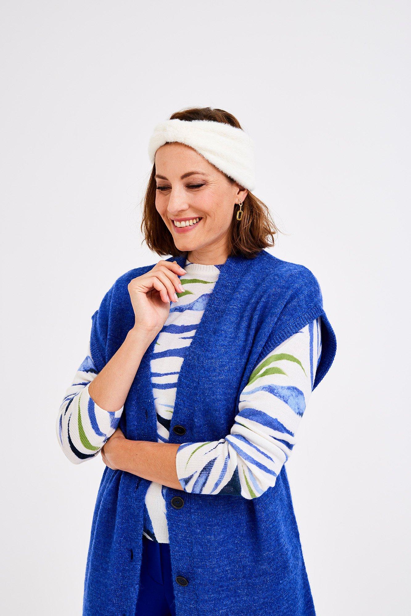 Pulls - Pull imprimé en mélange laine
