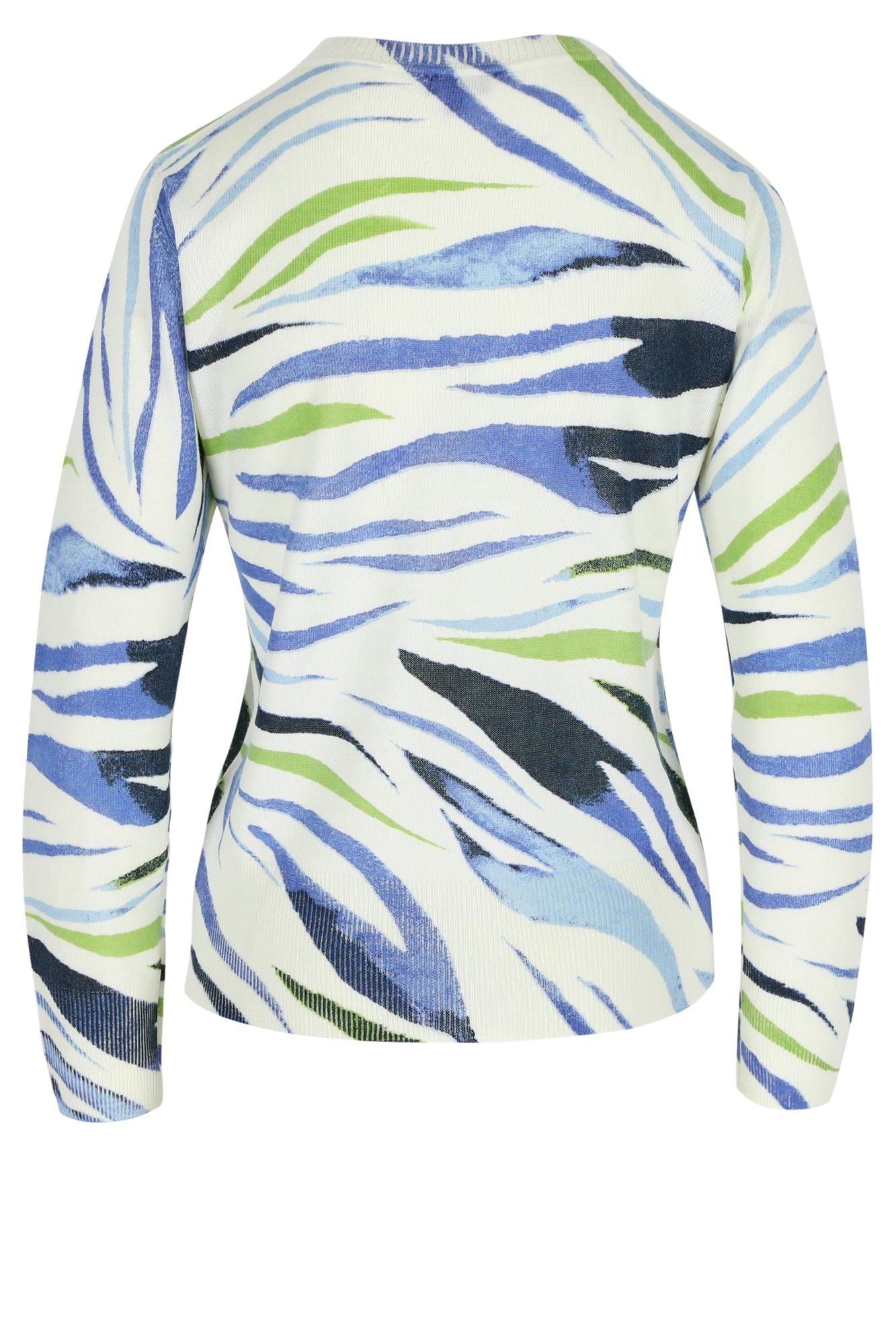 Pulls - Pull imprimé en mélange laine