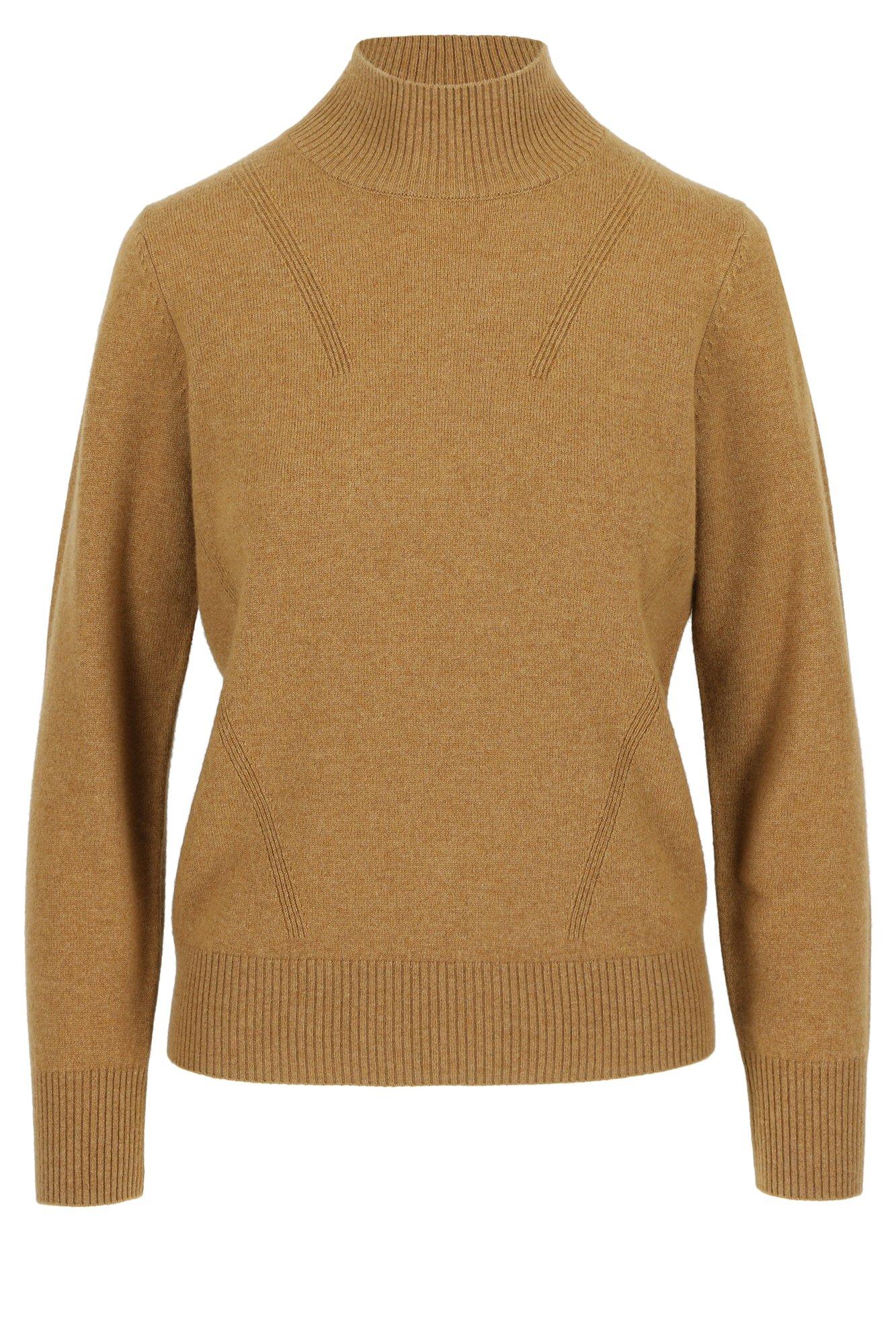 Pulls - Pull col montant en mélange cachemire