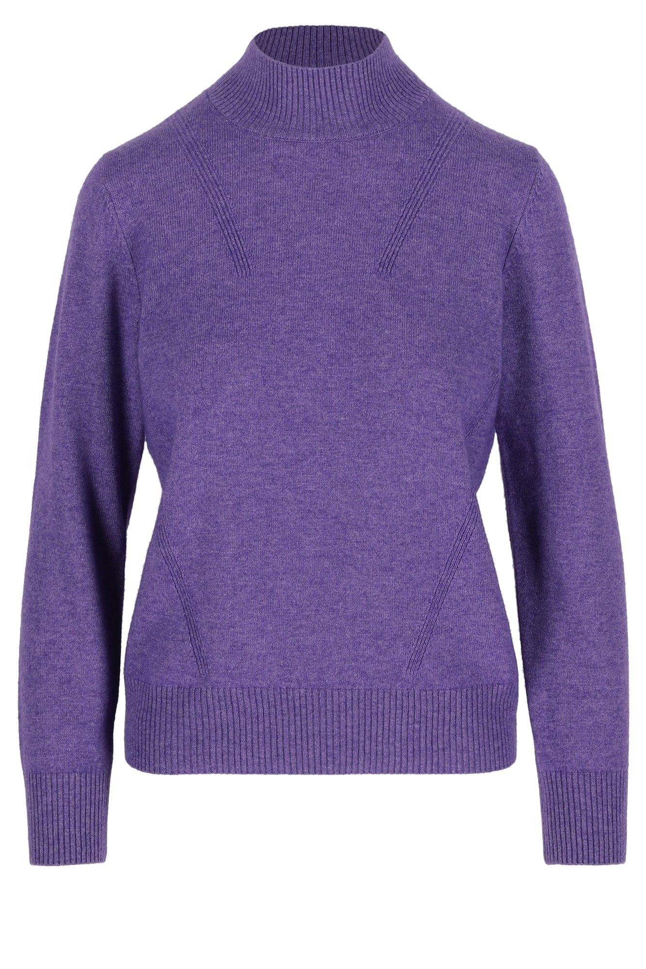 Pull col montant en mélange cachemire - null - may