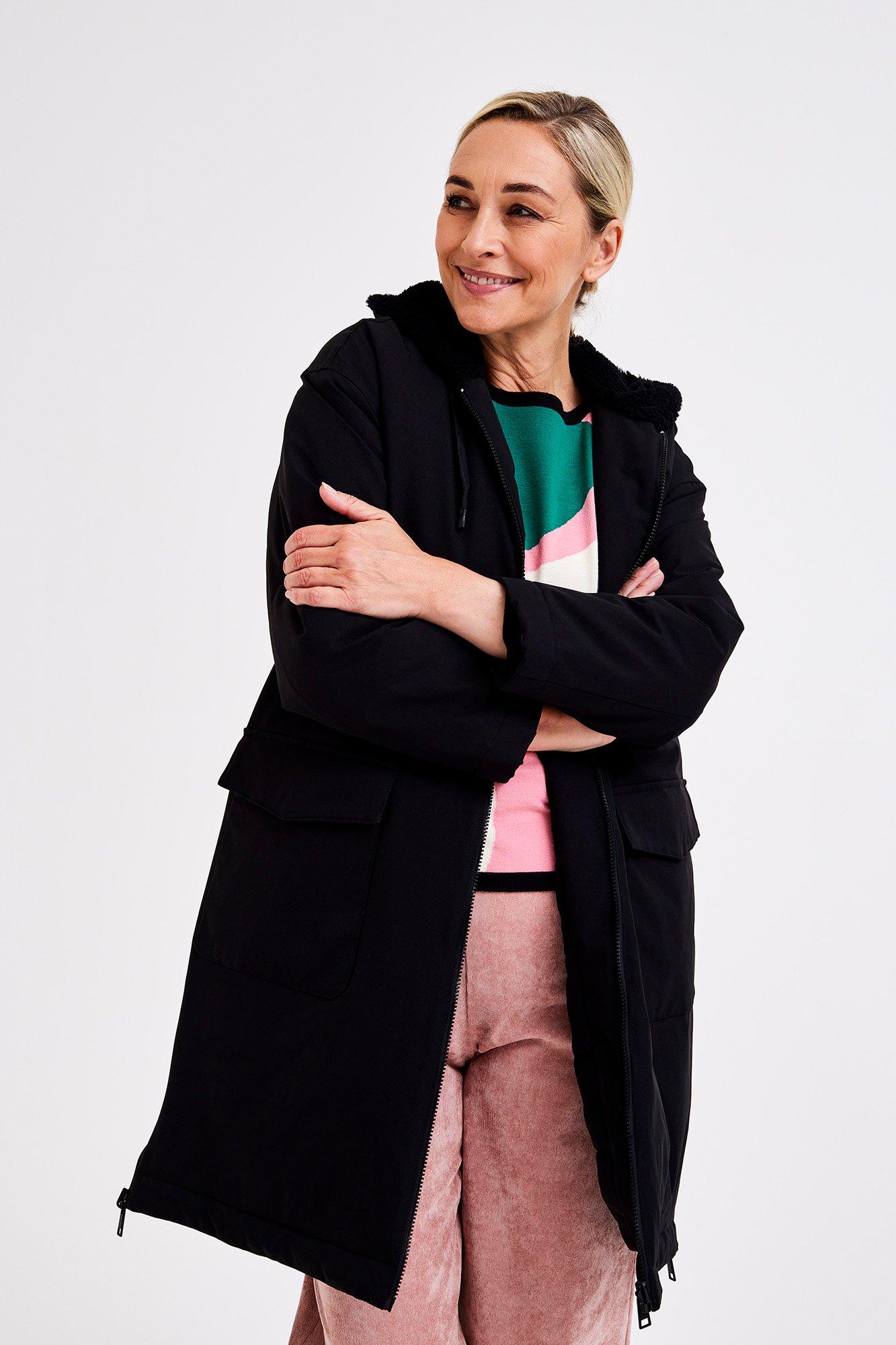 Truien - Trui met colourblocking front