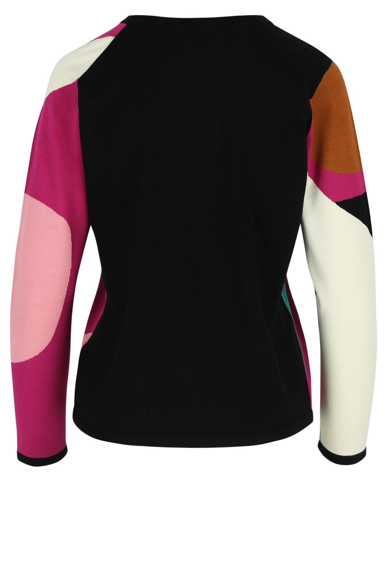 Truien - Trui met colourblocking front