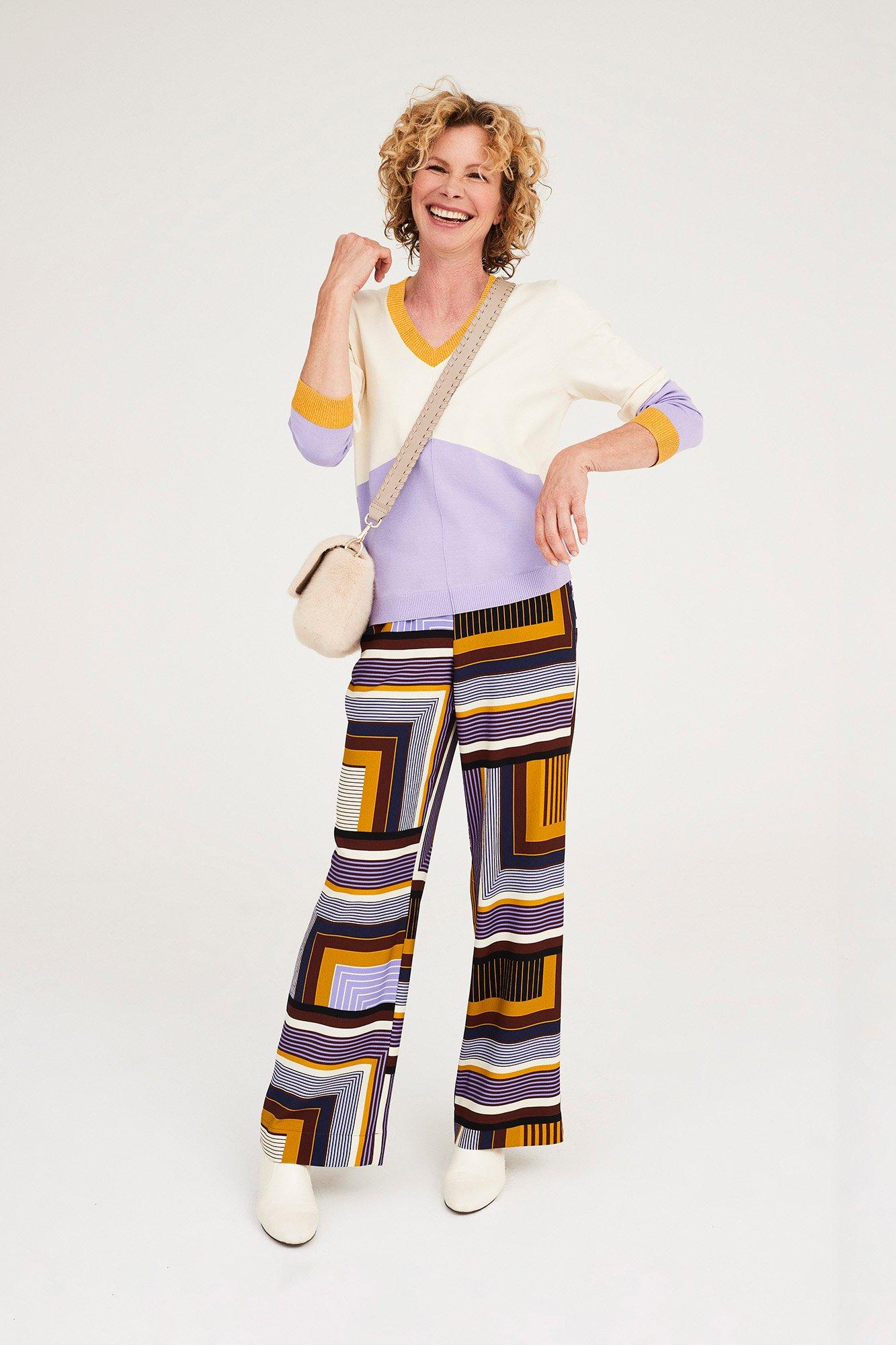 Pull colourblocking avec lurex - null - may