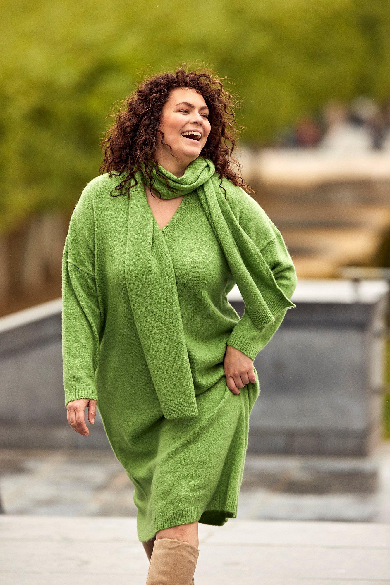 Robes - Robe en maille chinée