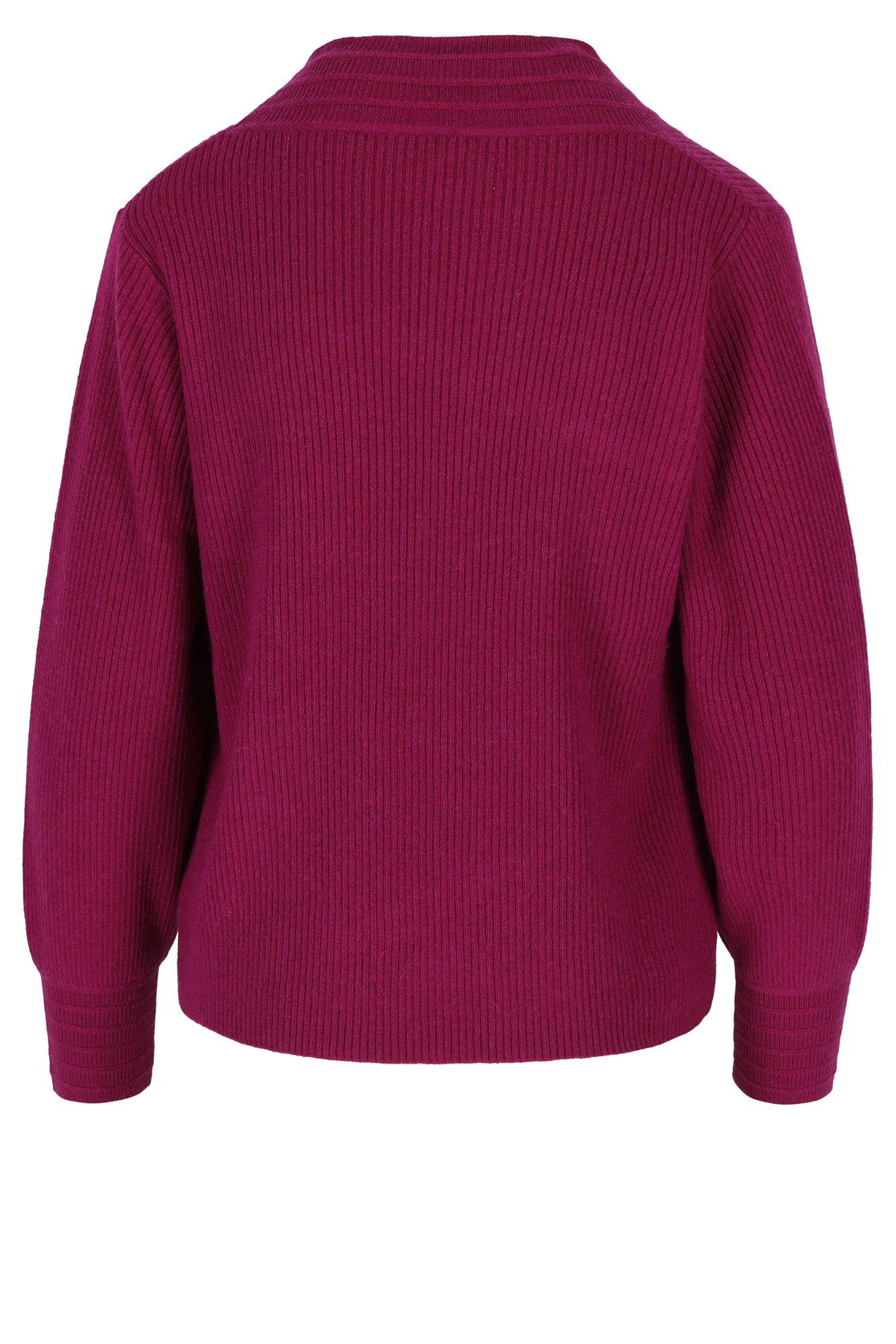 Cardigan - Alpaca cardigan met rib