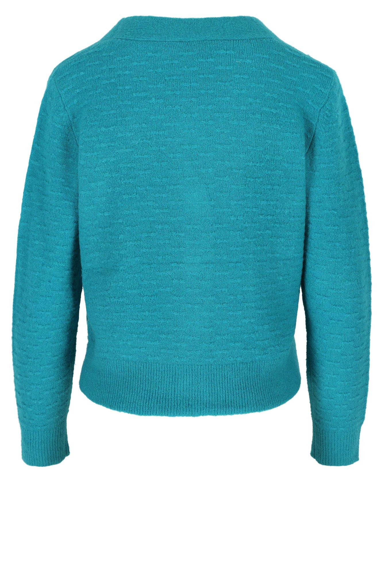 Cardigan - Cardigan in bouclette met reliëf