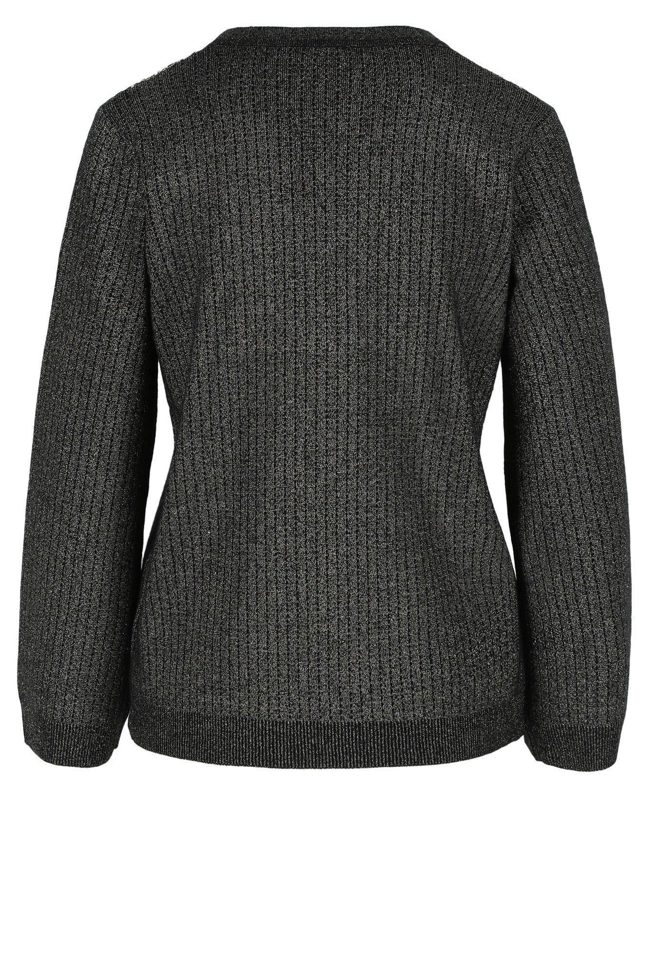Pulls - Pull col-V pailletée