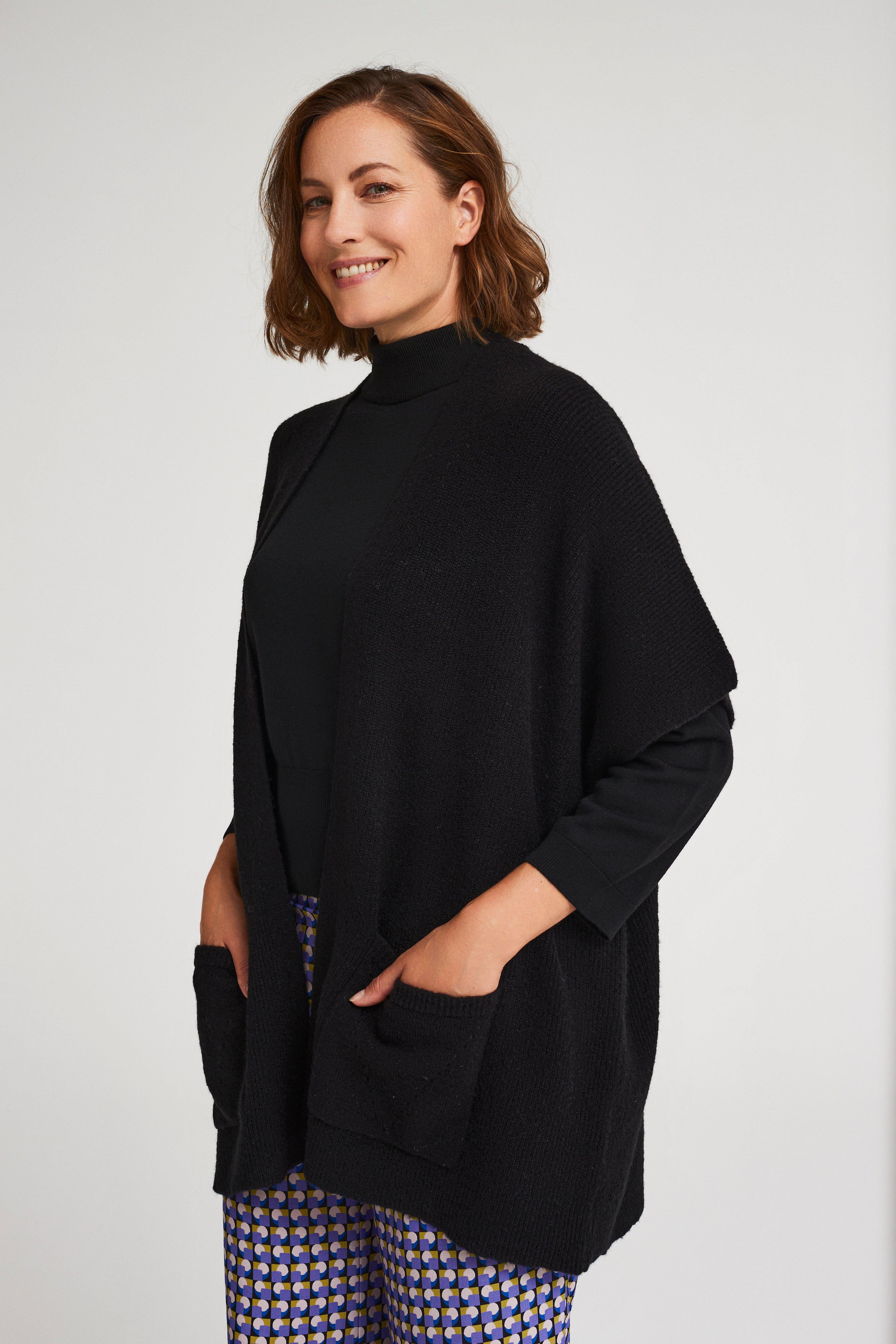 Mouwloze cardigan in mohairmix - null - ame