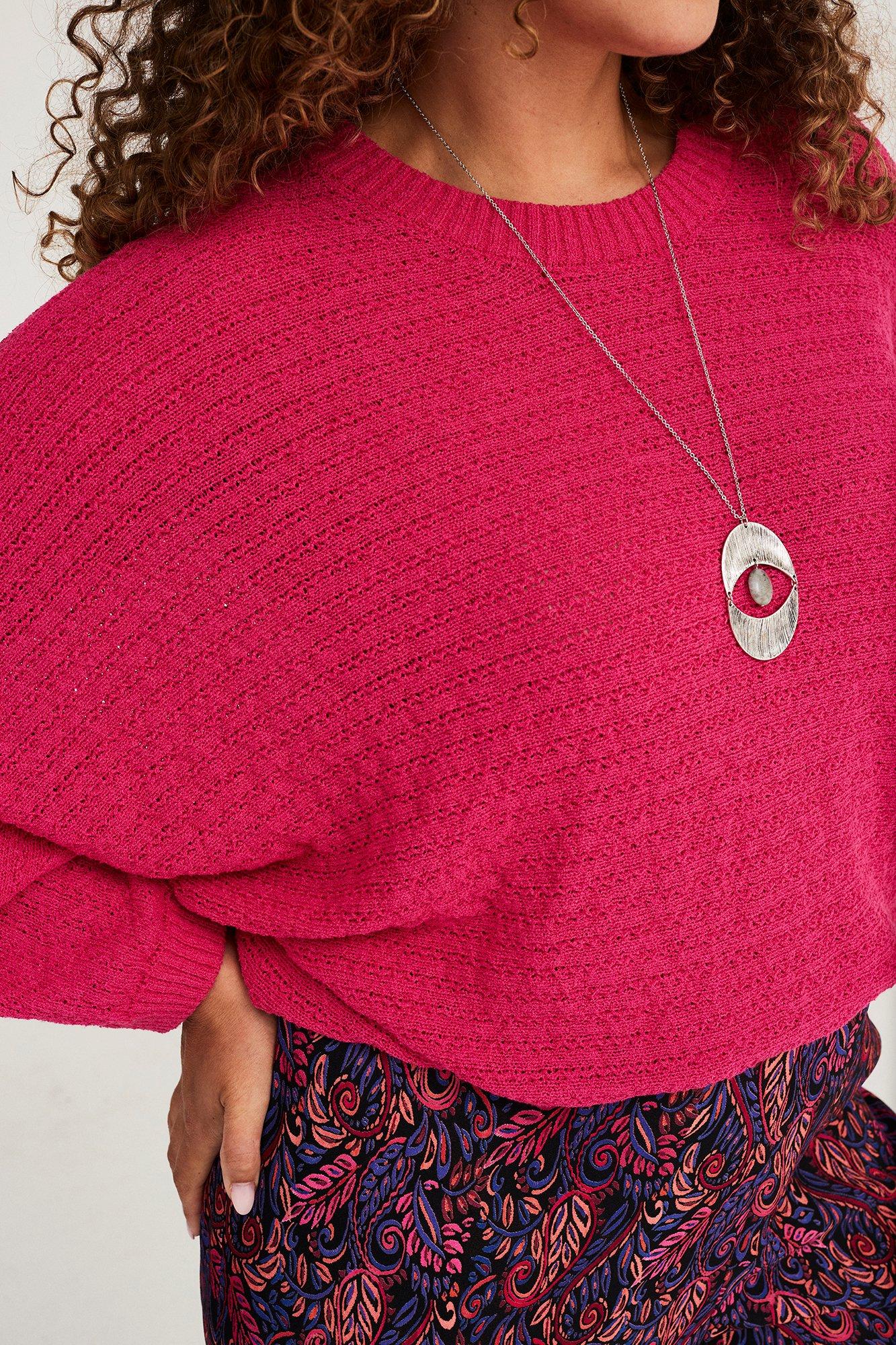 Pulls - Pull ajouré manches chauve-souris