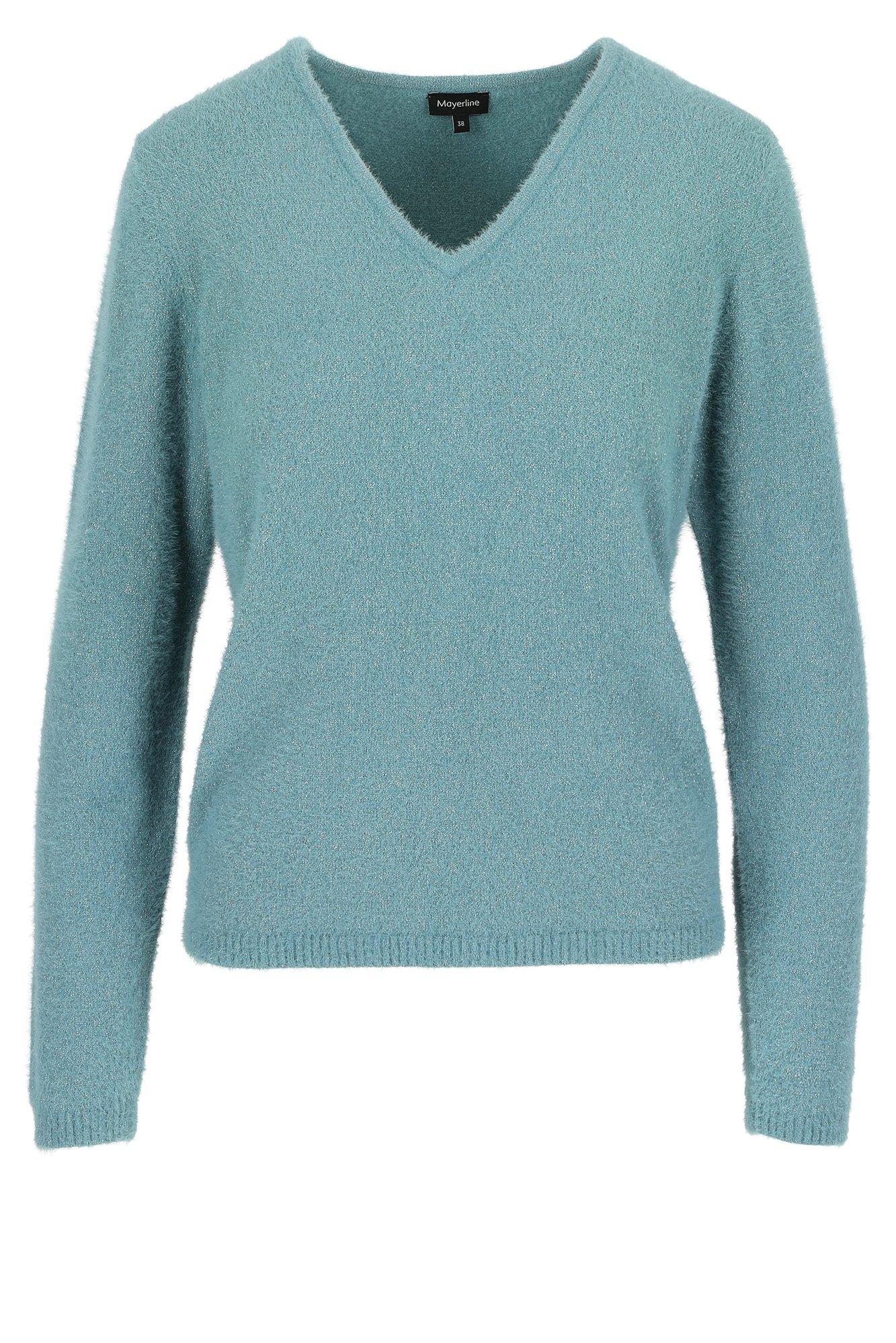 Pulls - Pull lurex laineux col V
