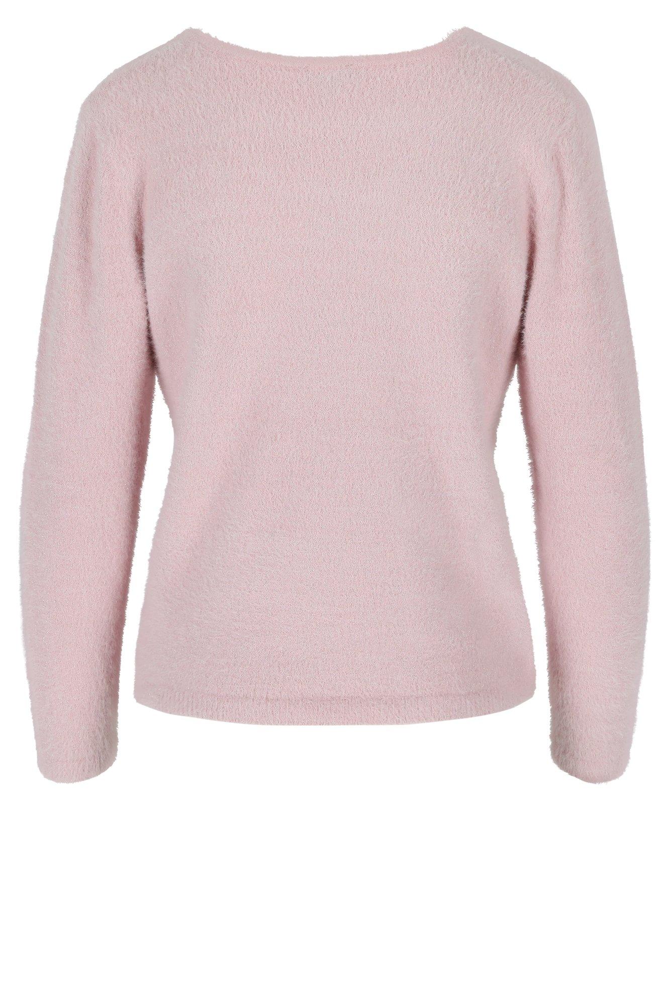 Pulls - Pull lurex laineux col V