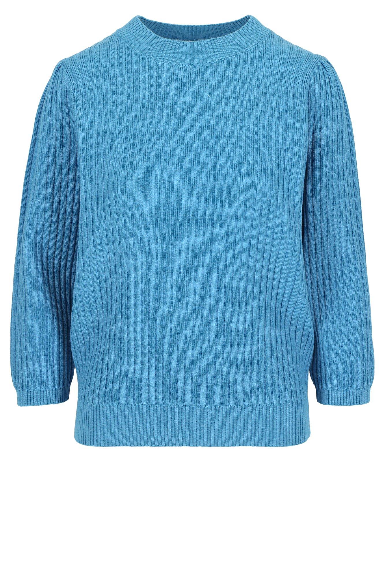 Pulls - Pull côtelé manches bouffantes