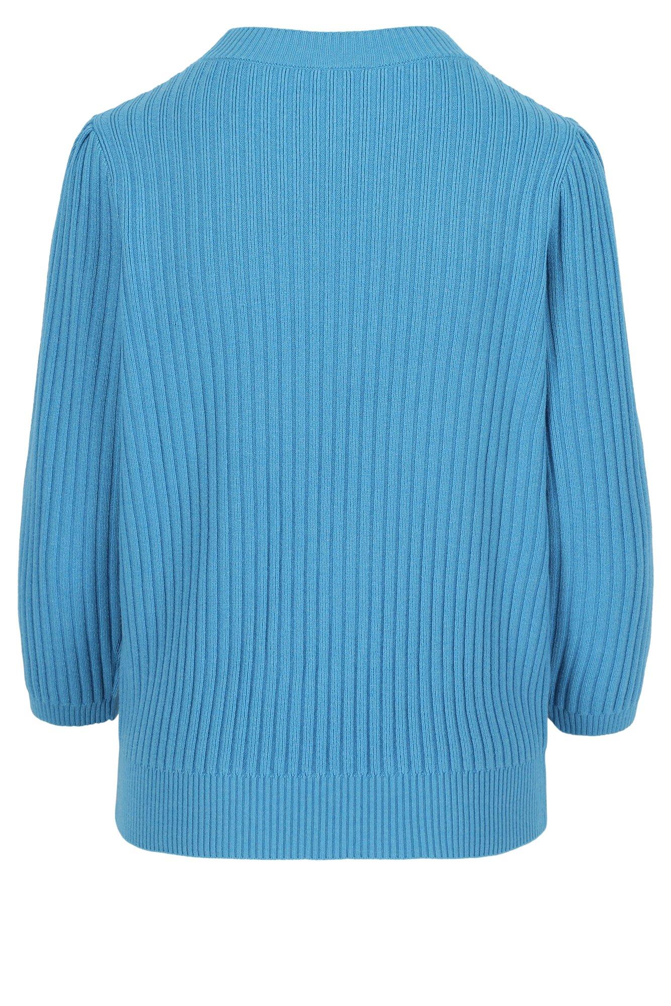 Pulls - Pull côtelé manches bouffantes