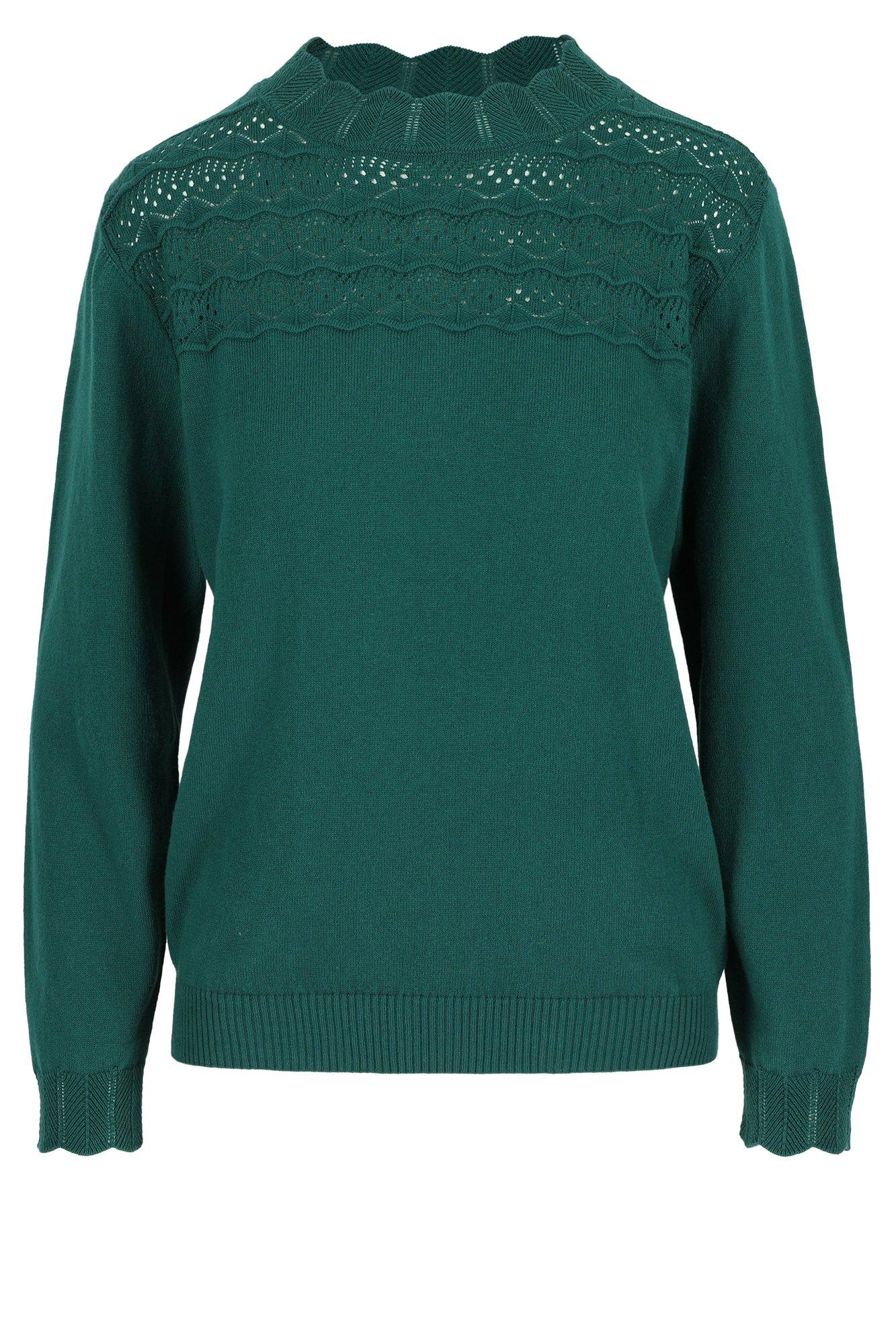 Pull ajouré col montant - null - may