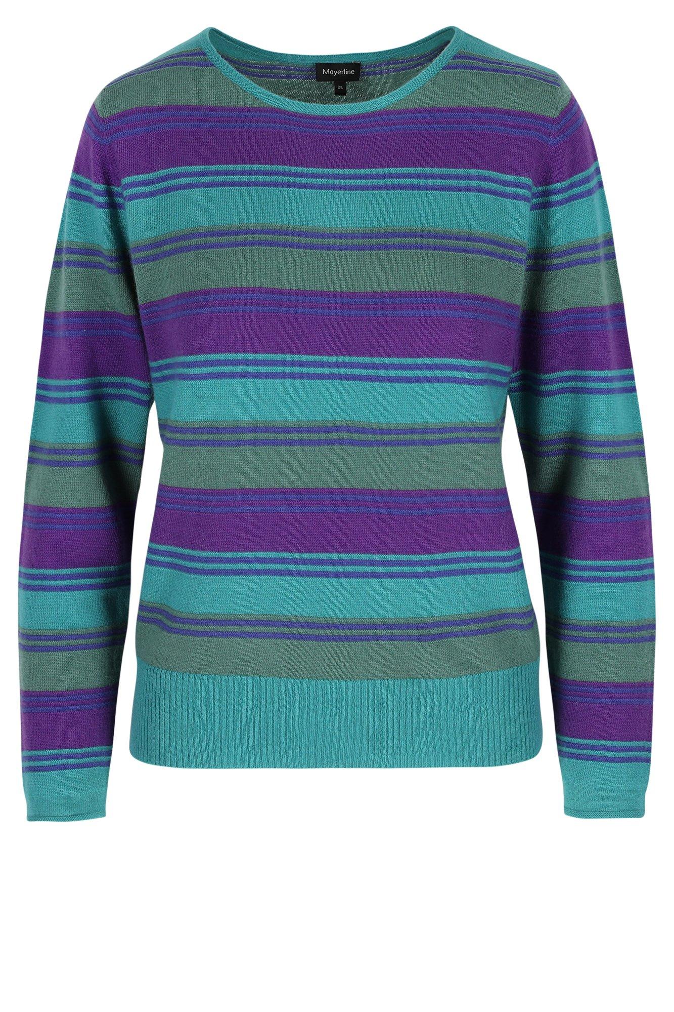 Pulls - Pull fin à rayures multicolores