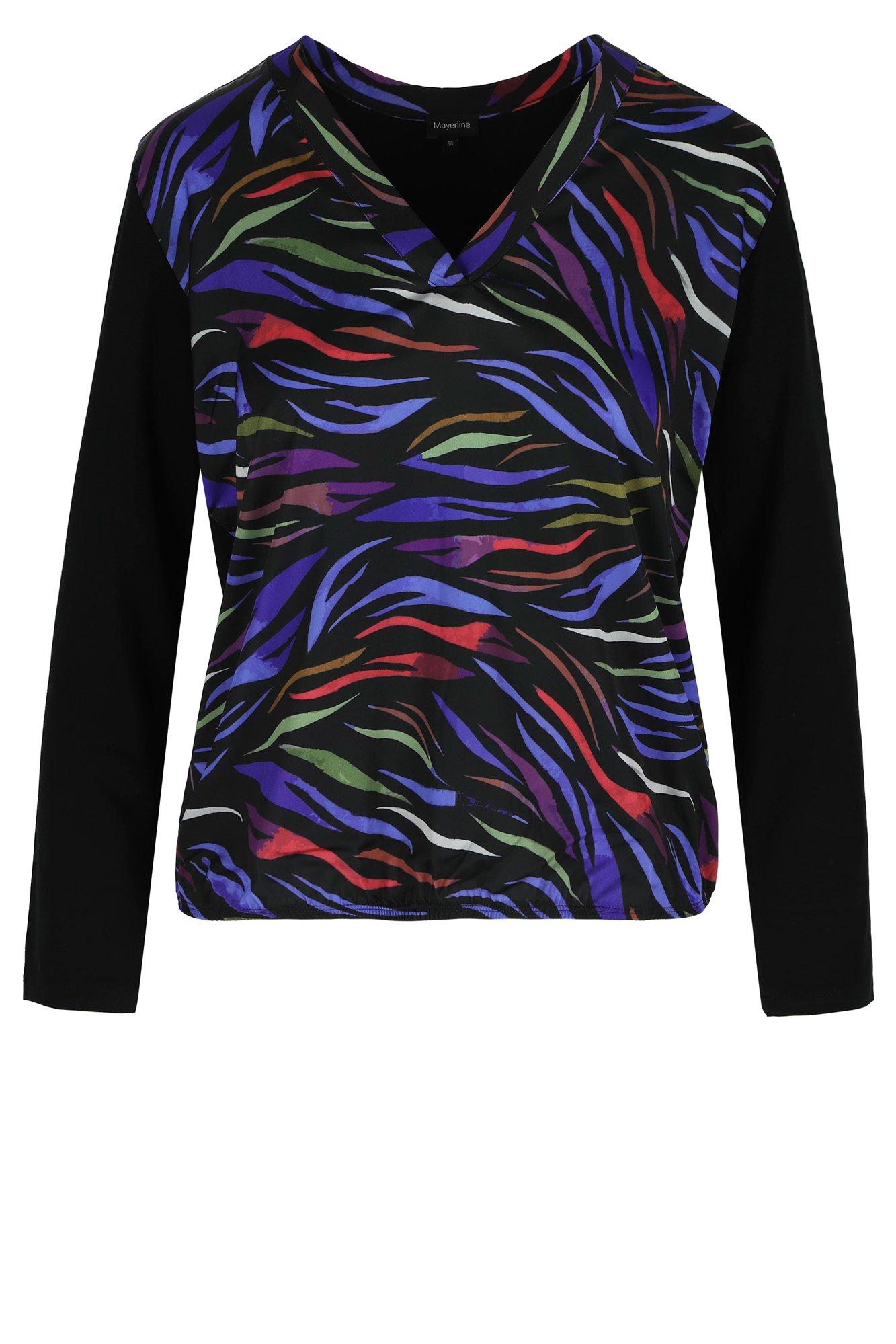 Sweatvest - T-shirt au devant en satin