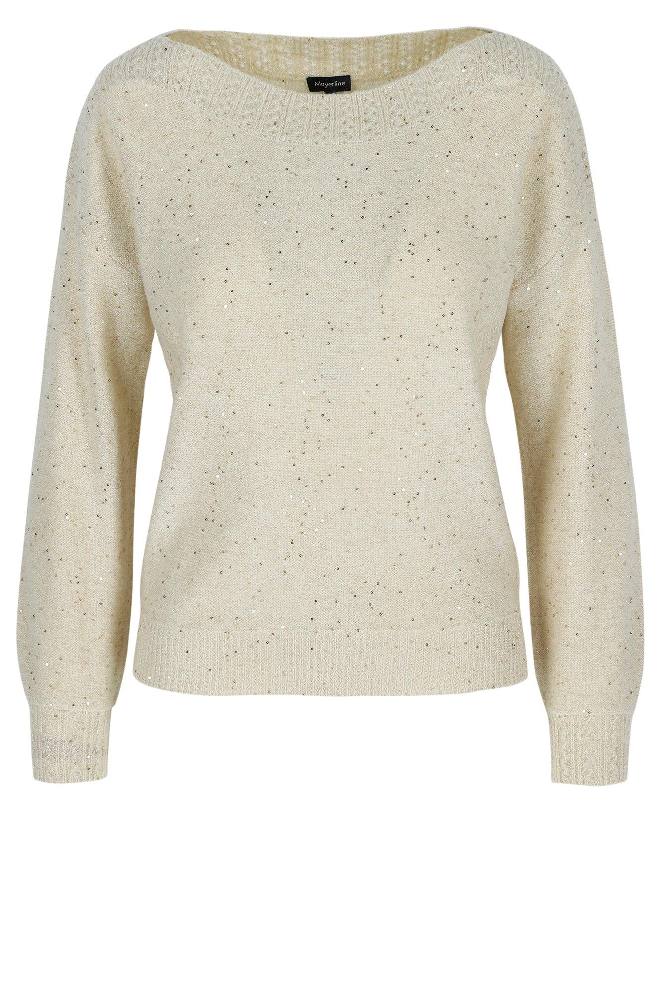 Lovertjestrui met boothals - null - may
