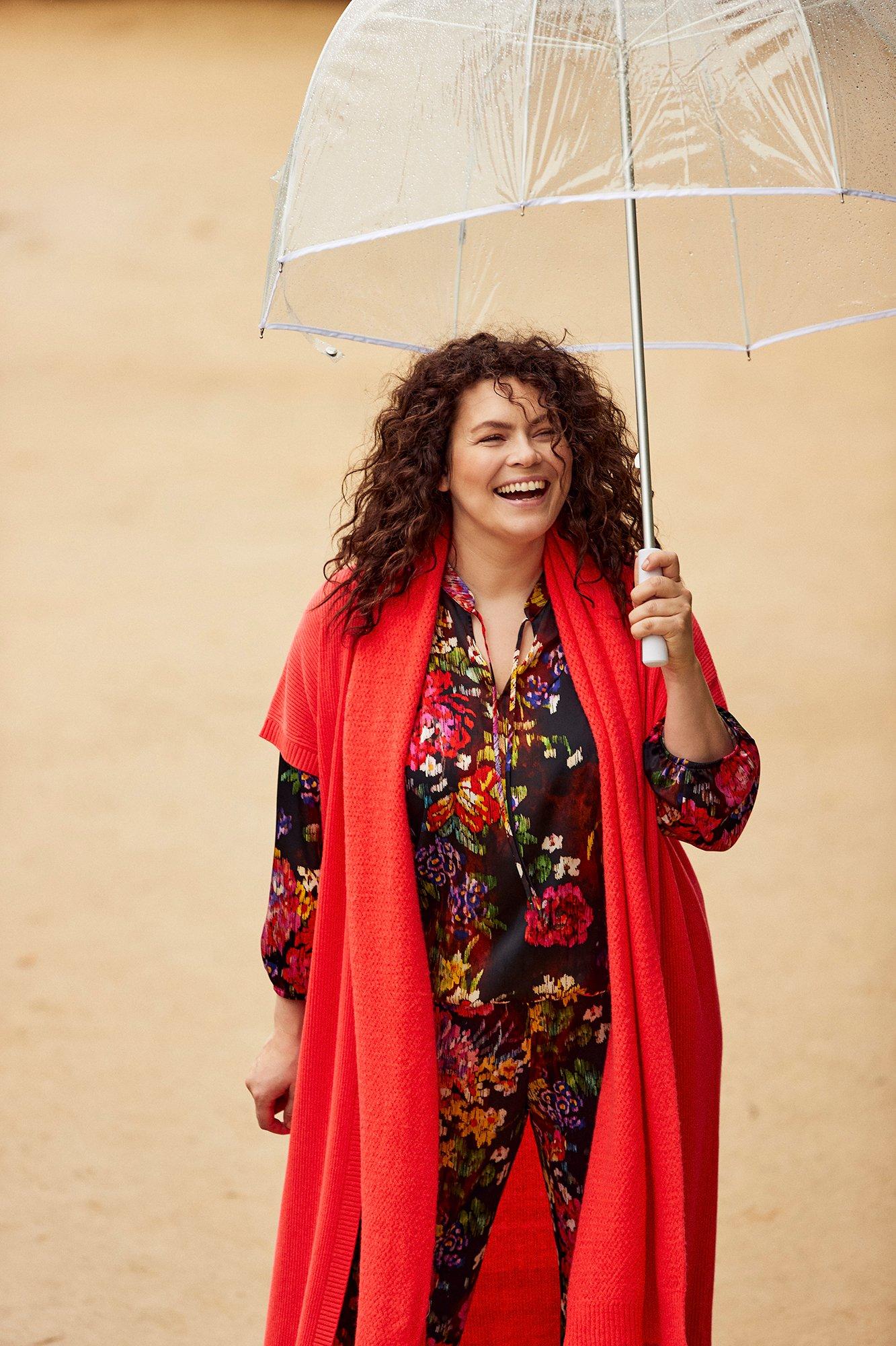 Long cardigan côtelé sans manches - null - ame