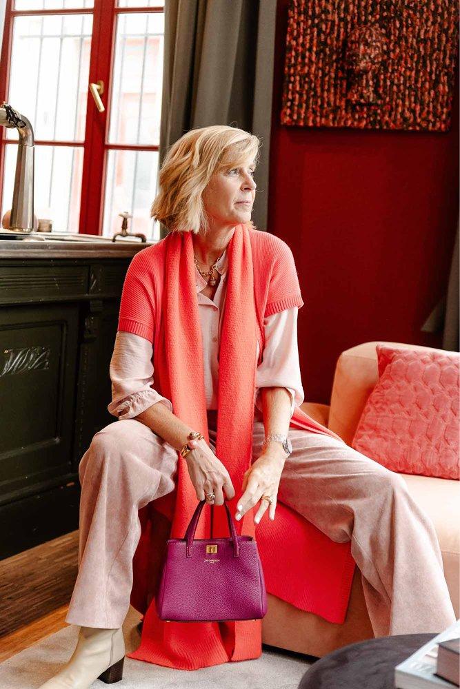 Cardigans - Long cardigan côtelé sans manches
