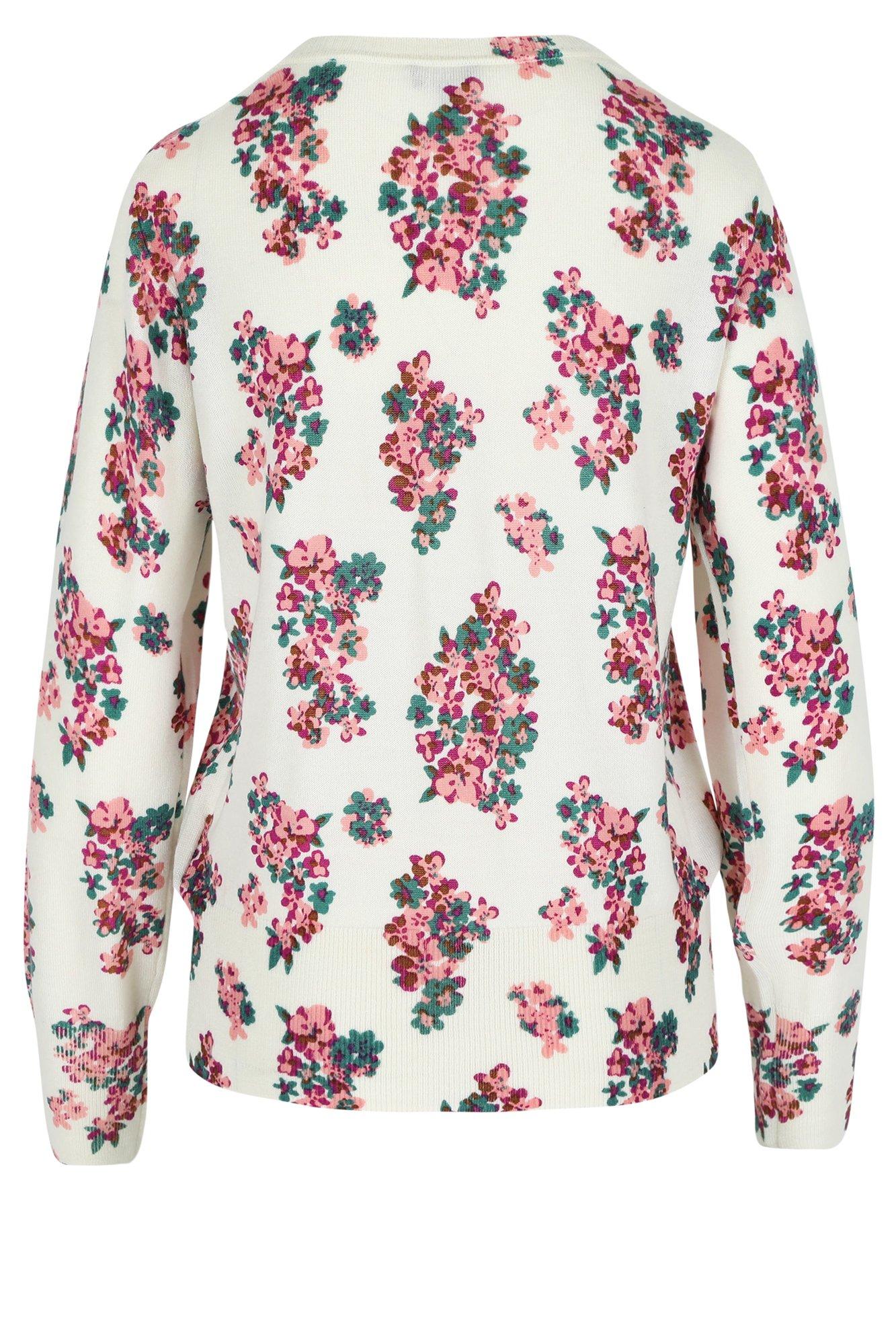 Pulls - Pull imprimé fin en mélange laine