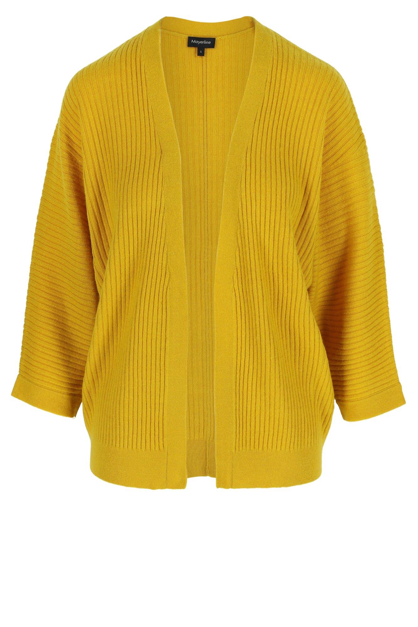 Cardigans - Veste kimono tricotée à grosse côte