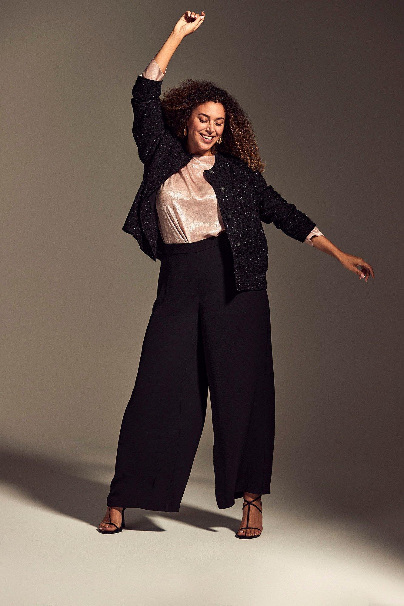 Pantalons - Pantalon large sur élastique