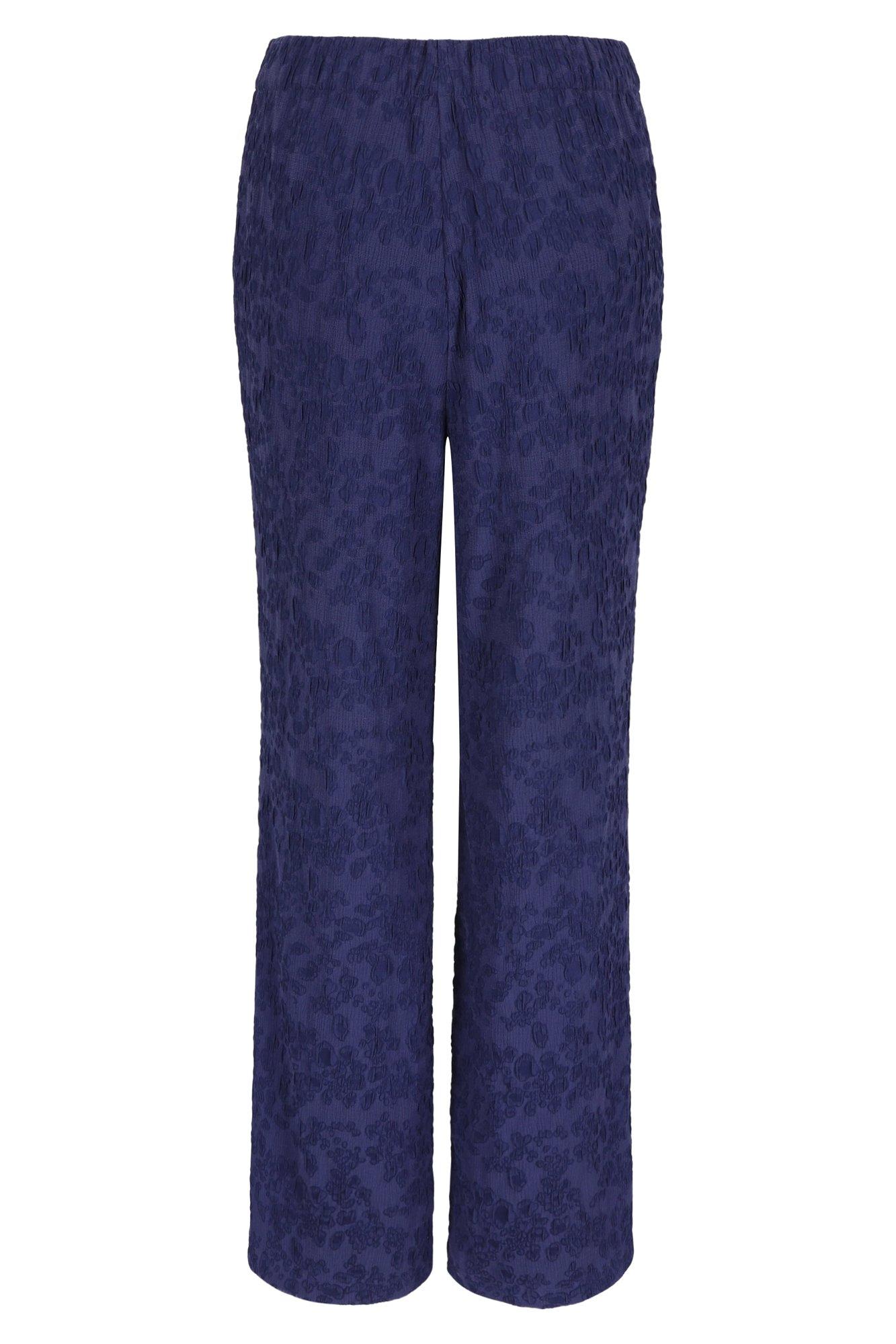 Pantalons - Pantalon large en jacquard 3D