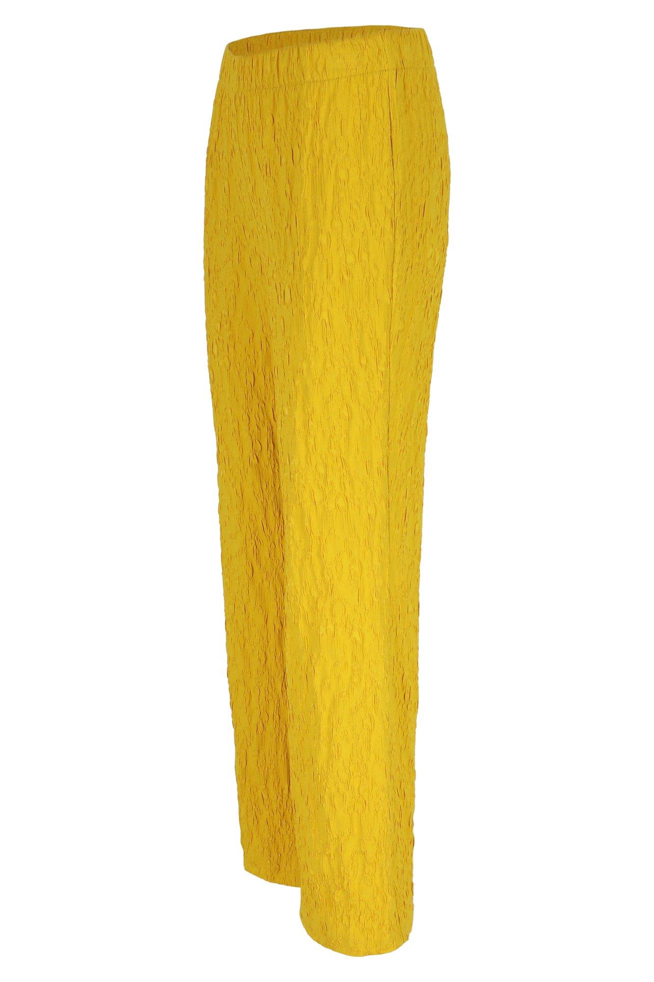 Pantalons - Pantalon large en jacquard 3D