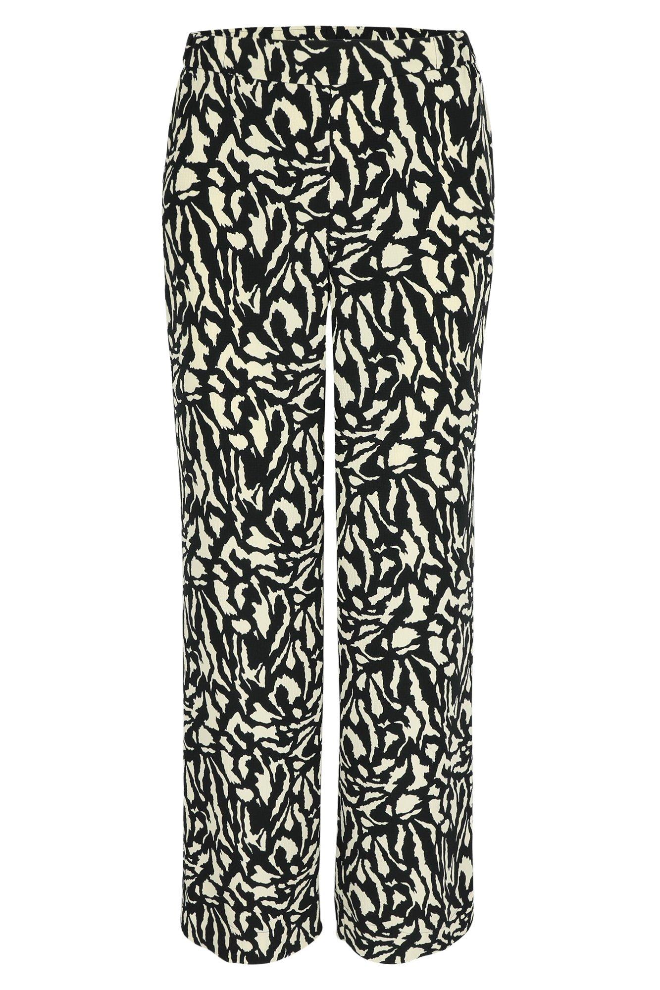 Pantalons - Pantalon large en crêpe