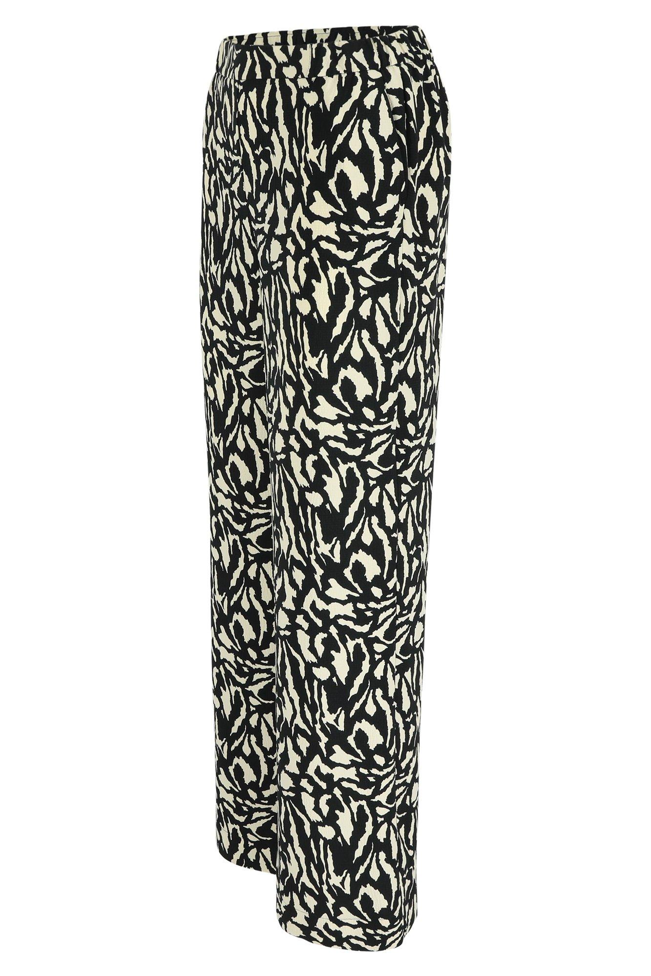 Pantalons - Pantalon large en crêpe
