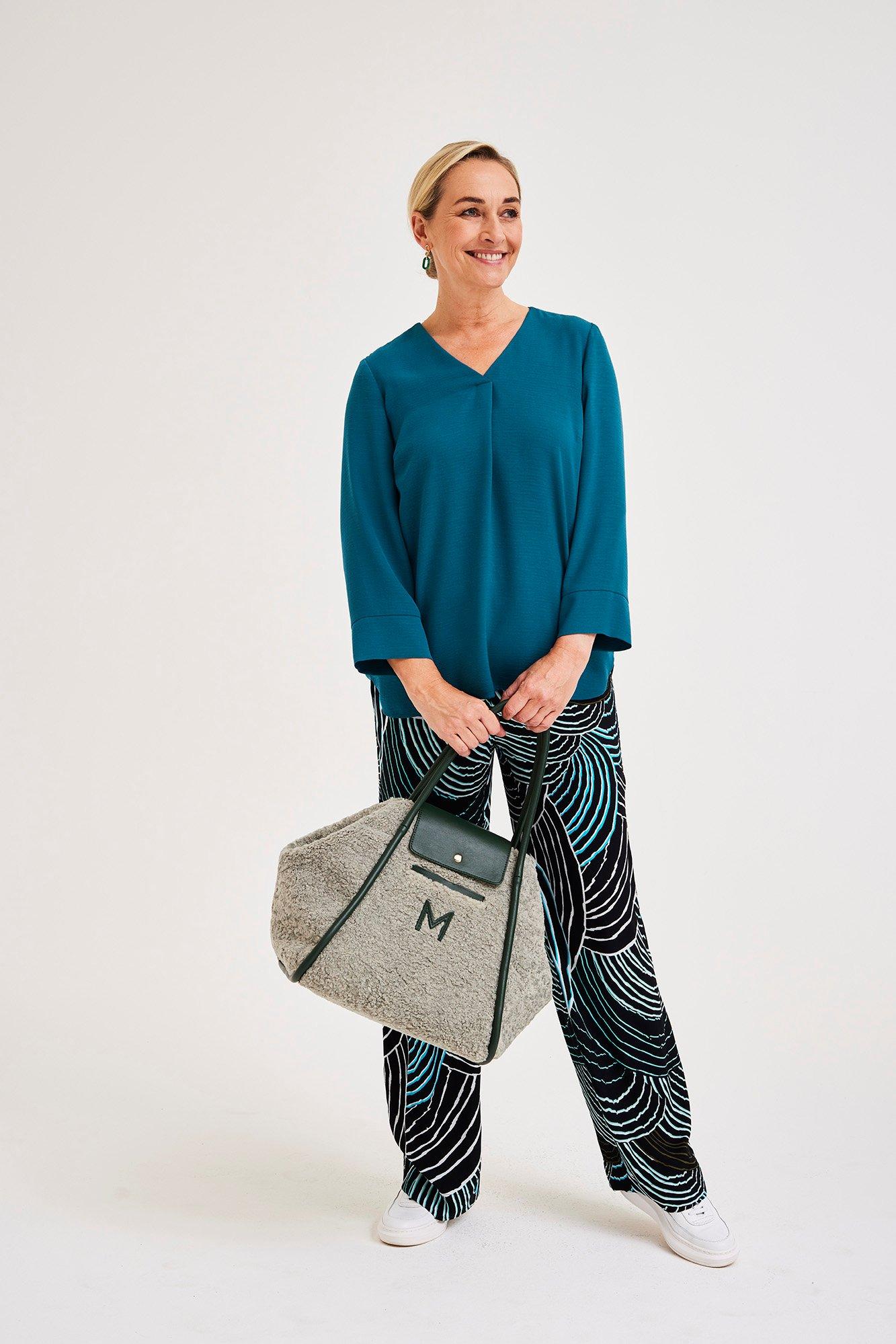 Pantalon imprimé large - null - may