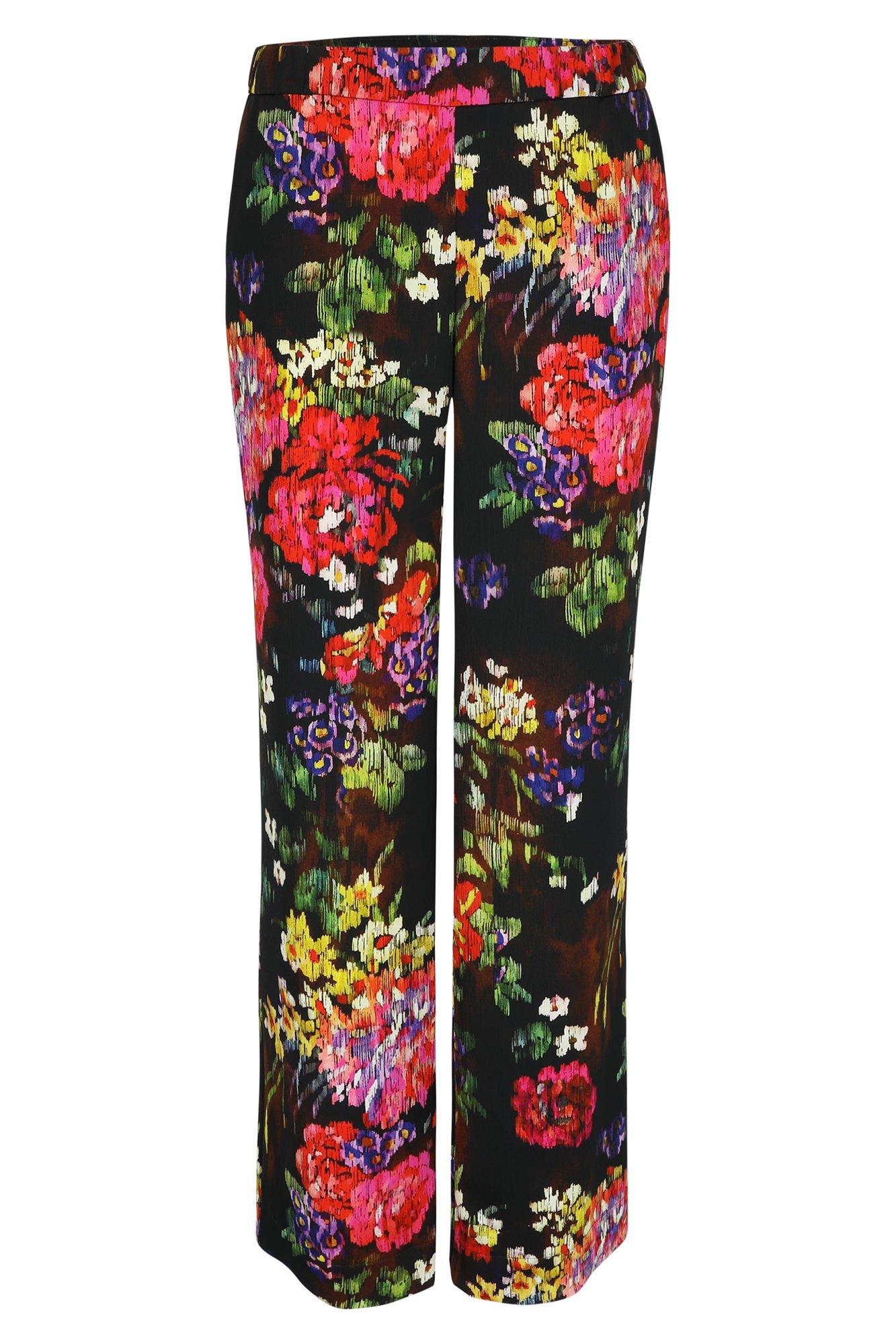 Pantalons - Pantalon imprimé en satin