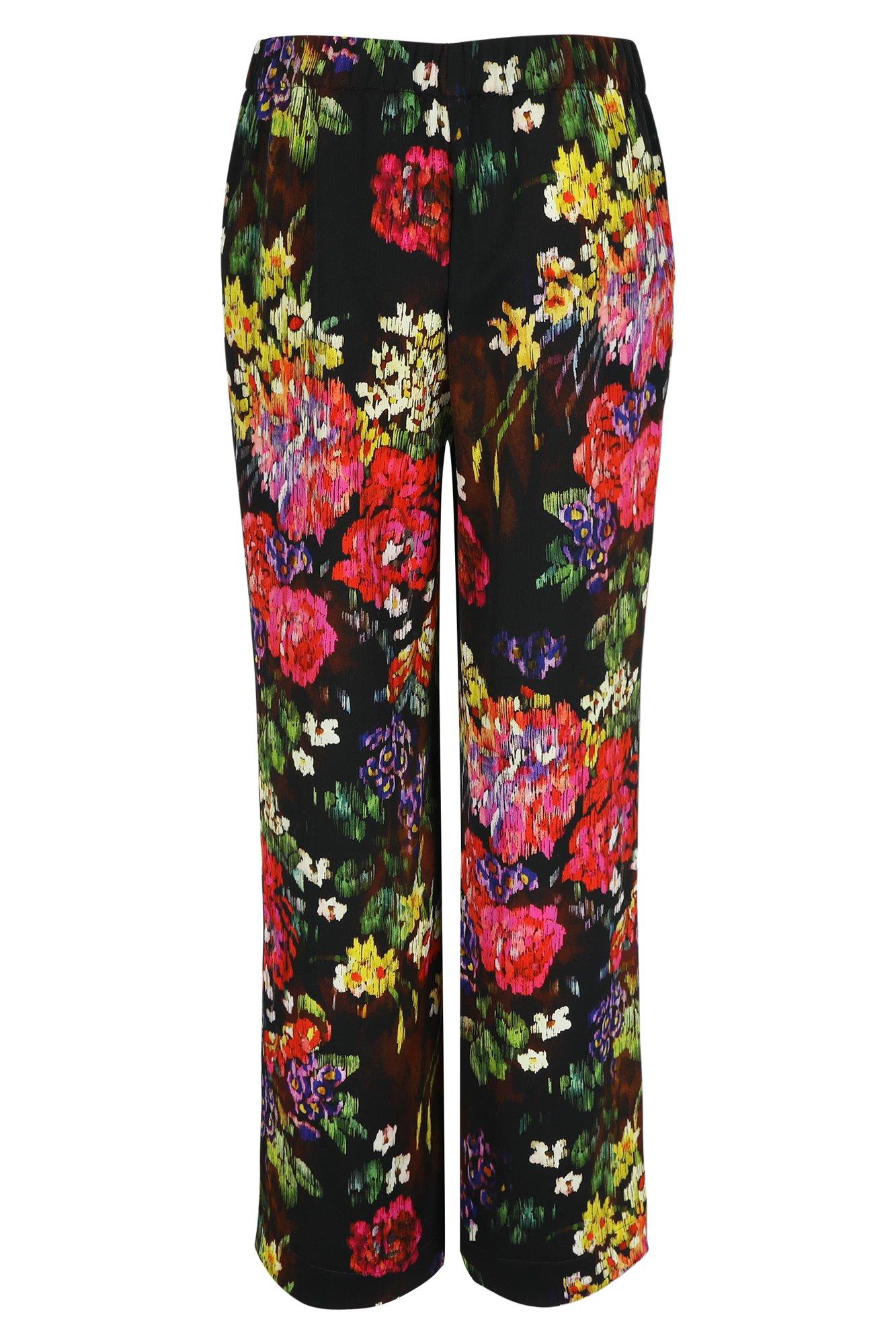 Pantalons - Pantalon imprimé en satin