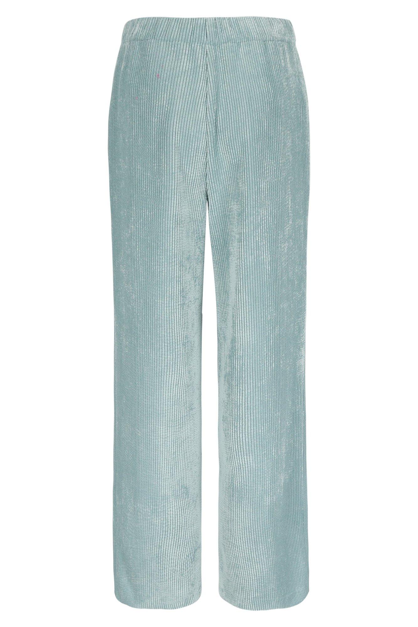 Pantalons - Pantalon large en velours côtelé