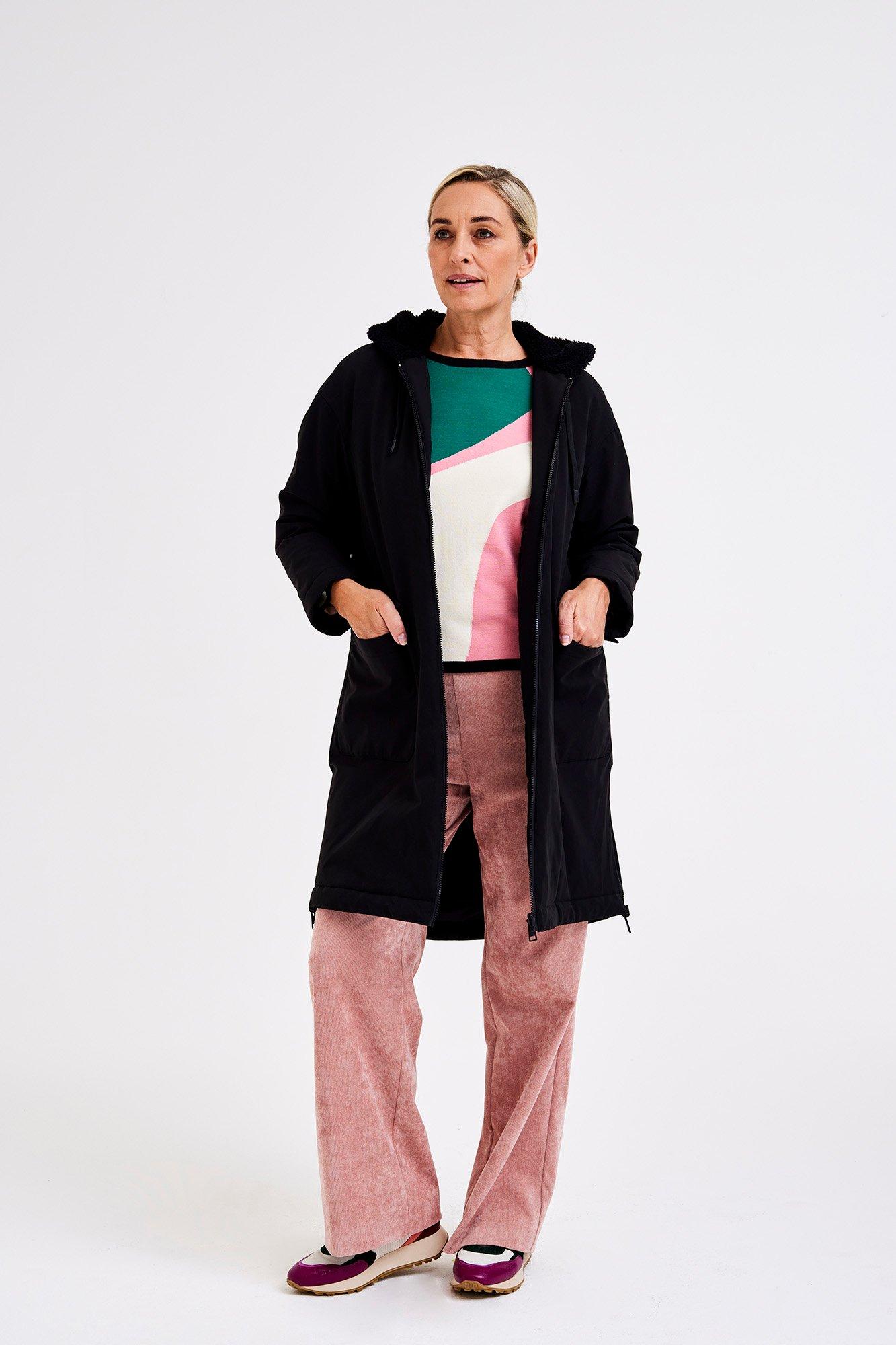 Broeken - Wijde broek in ribfluweel