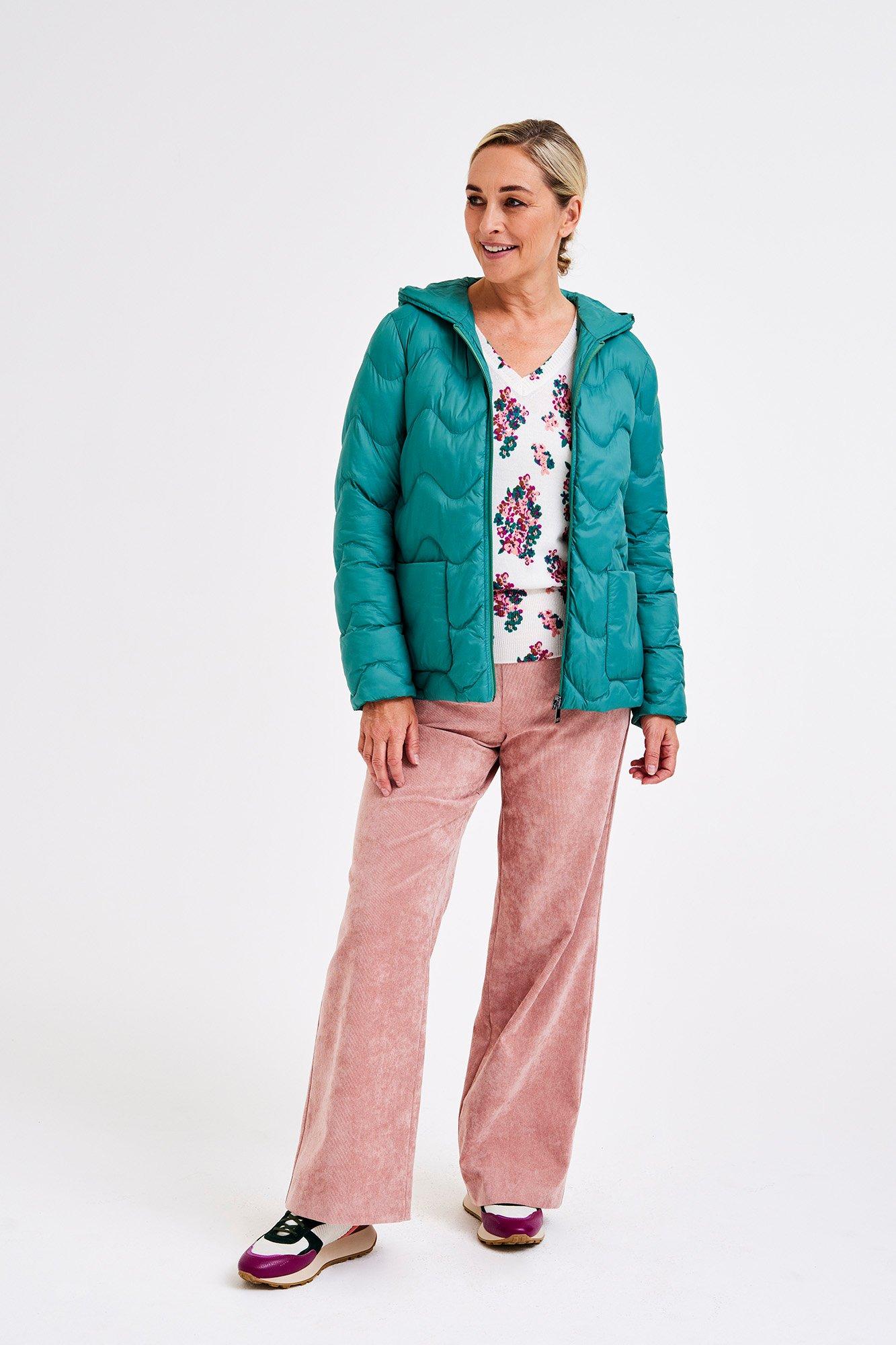 Broeken - Wijde broek in ribfluweel
