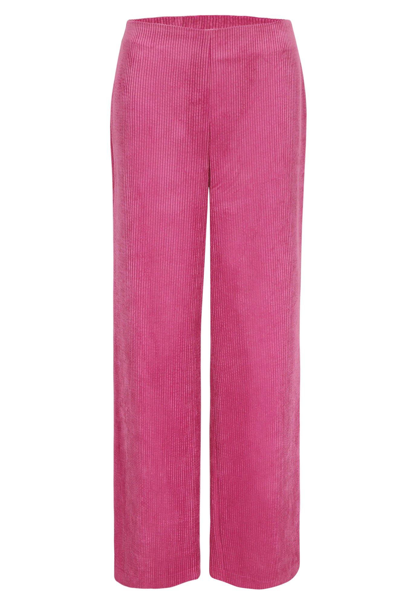 Broeken - Wijde broek in ribfluweel