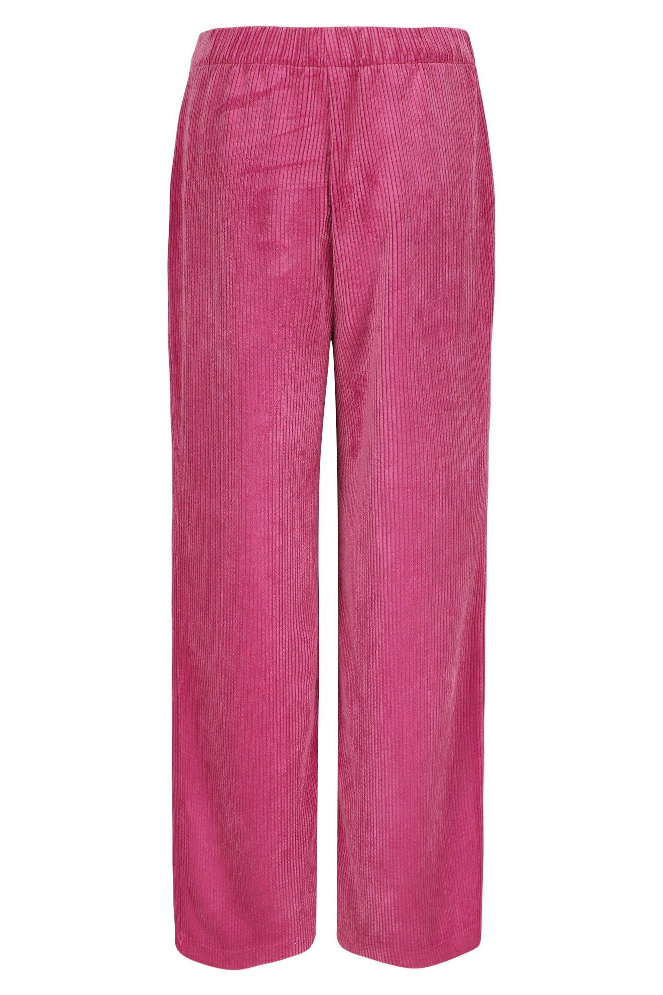 Pantalons - Pantalon large en velours côtelé