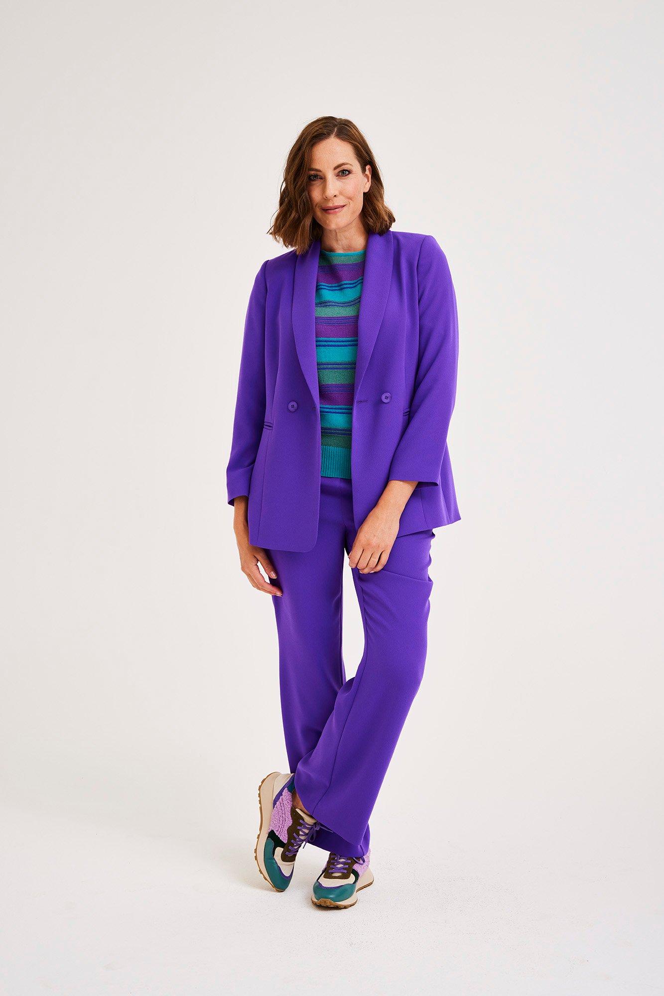 Pantalon 'easy care' en crêpe - null - may